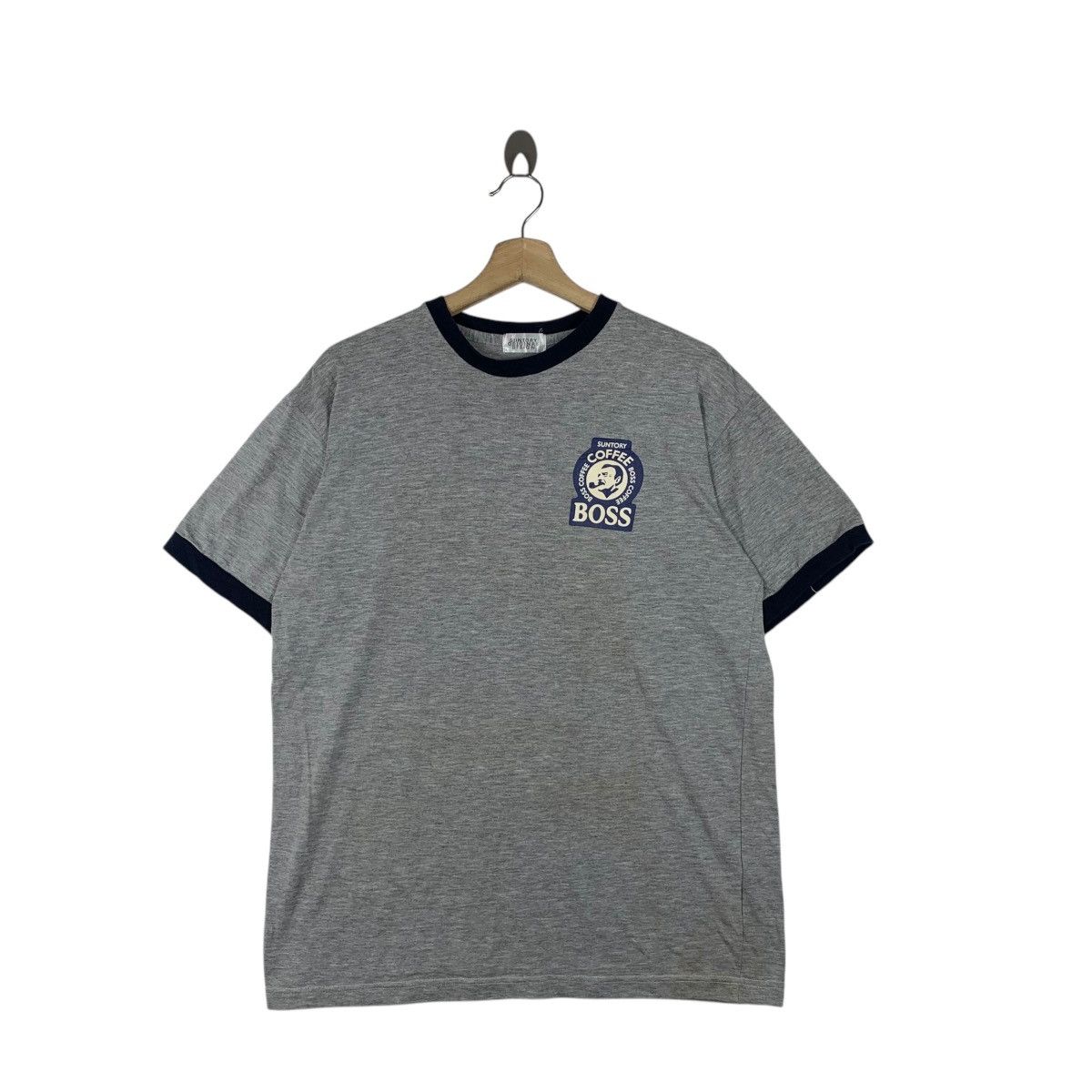 Vintage Vintage SUNTORY COFFEE BOSS Design Studio Tee Shirt Top Size US M / EU 48-50 / 2 - 1 Thumbnail