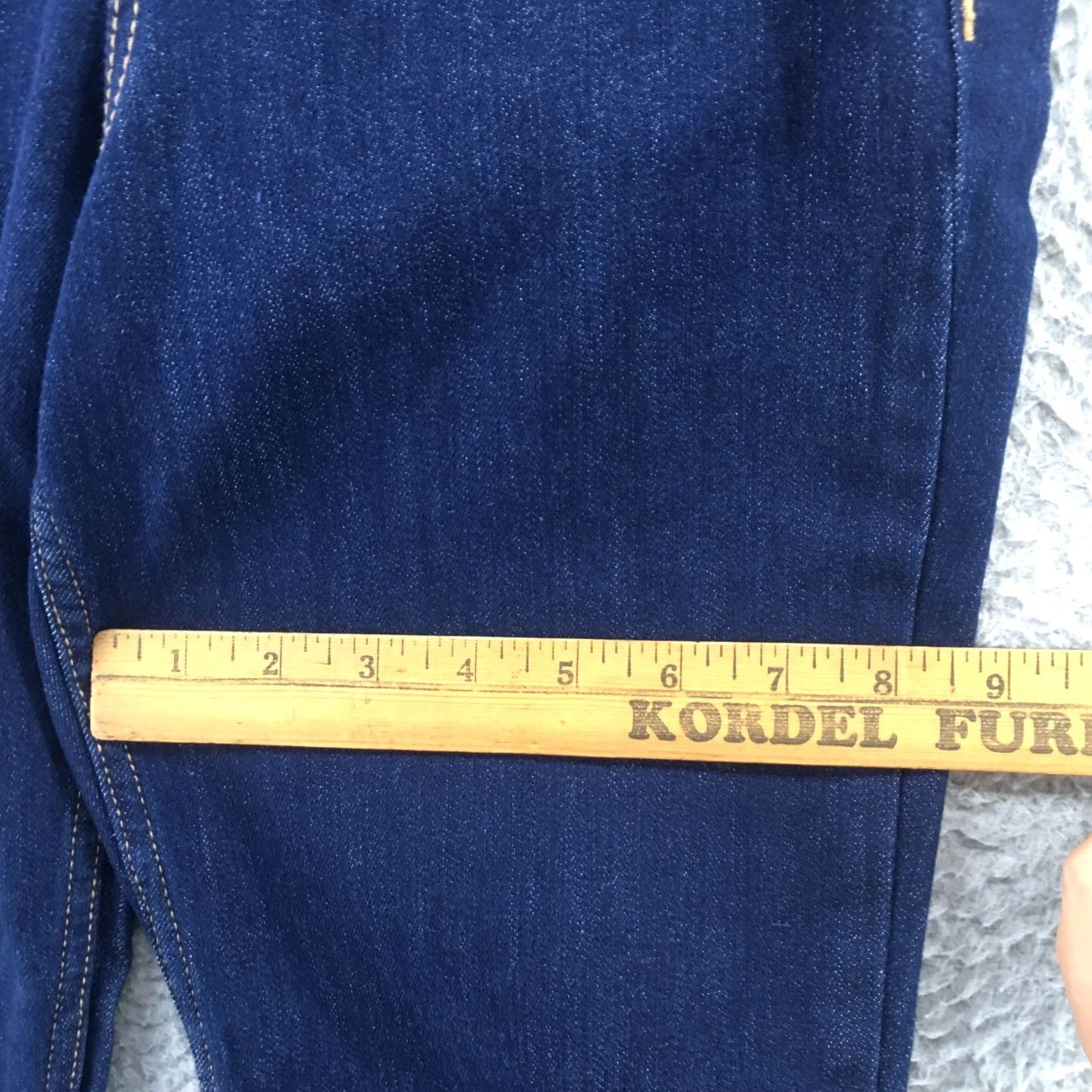 Old Navy Old Navy Jeans Womens 0 Hi-Rise Straight Blue Denim Cotton Blend Zip Fly Button Jeans Size 25" / US 0 / IT 36 - 6 Thumbnail