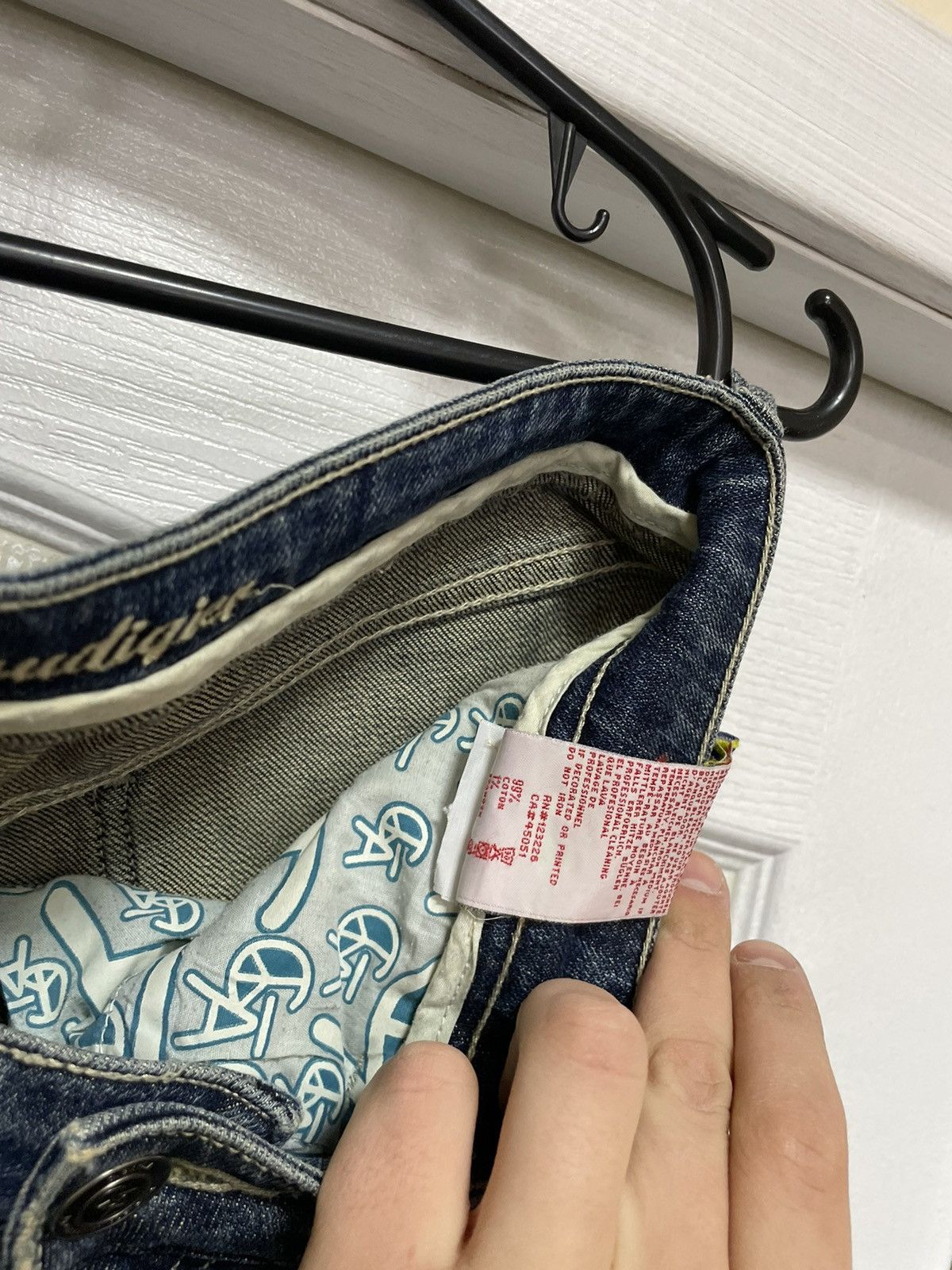 Japanese Brand × Vintage Vintage Ed Hardy by Christian Audigier Japanese Dragon Jeans Size US 31 - 5 Thumbnail