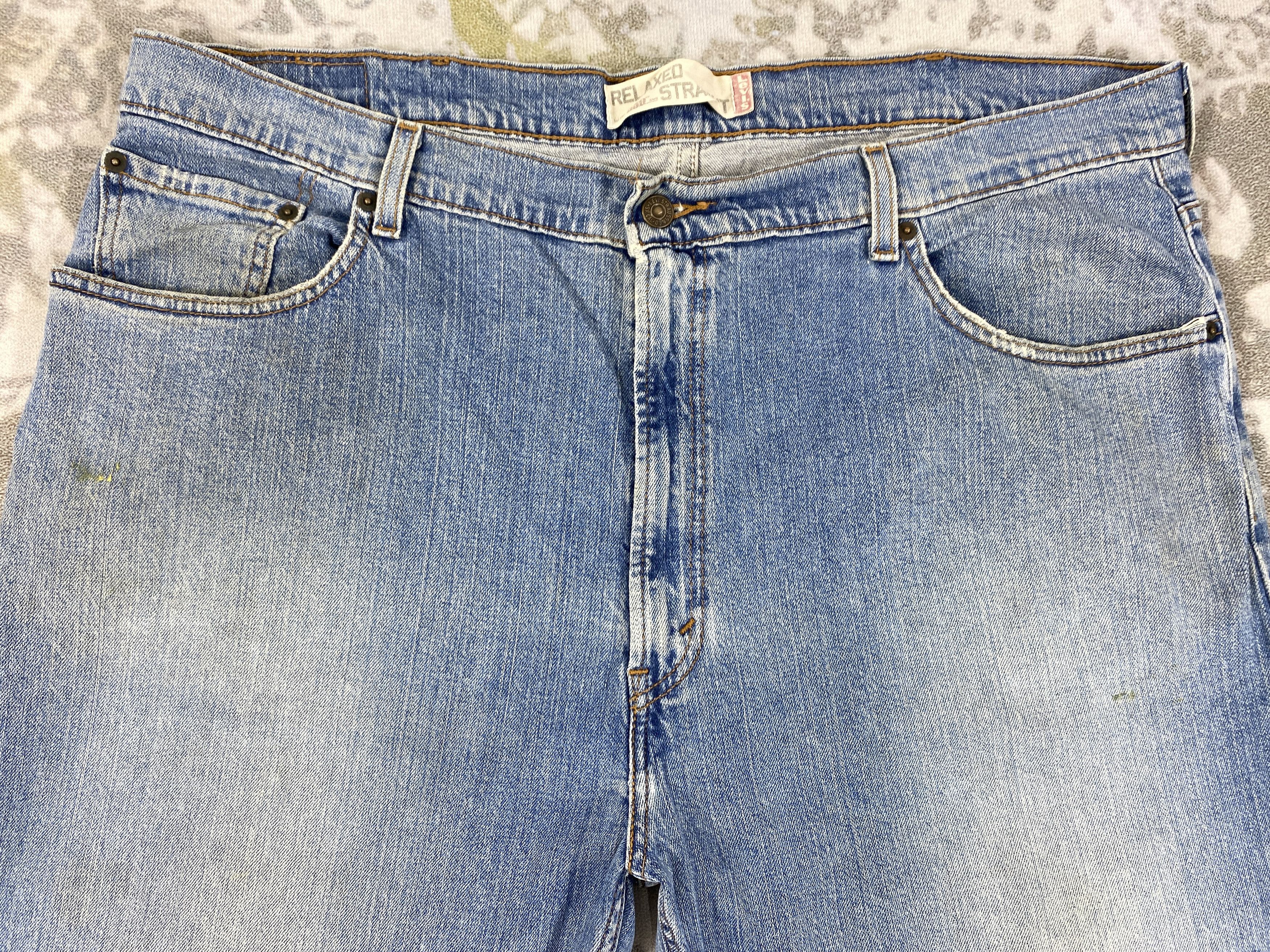 Levi's Vintage Levi's 559 Relaxed Distressed Denim 42x32 -JN707 Size US 42 / EU 58 - 3 Thumbnail
