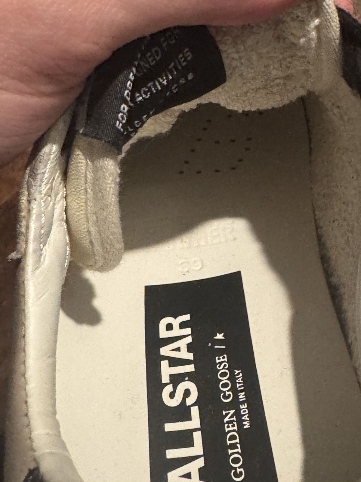 Golden Goose Golden Goose Beige Black Croc Size US 6 / EU 39 - 8 Thumbnail