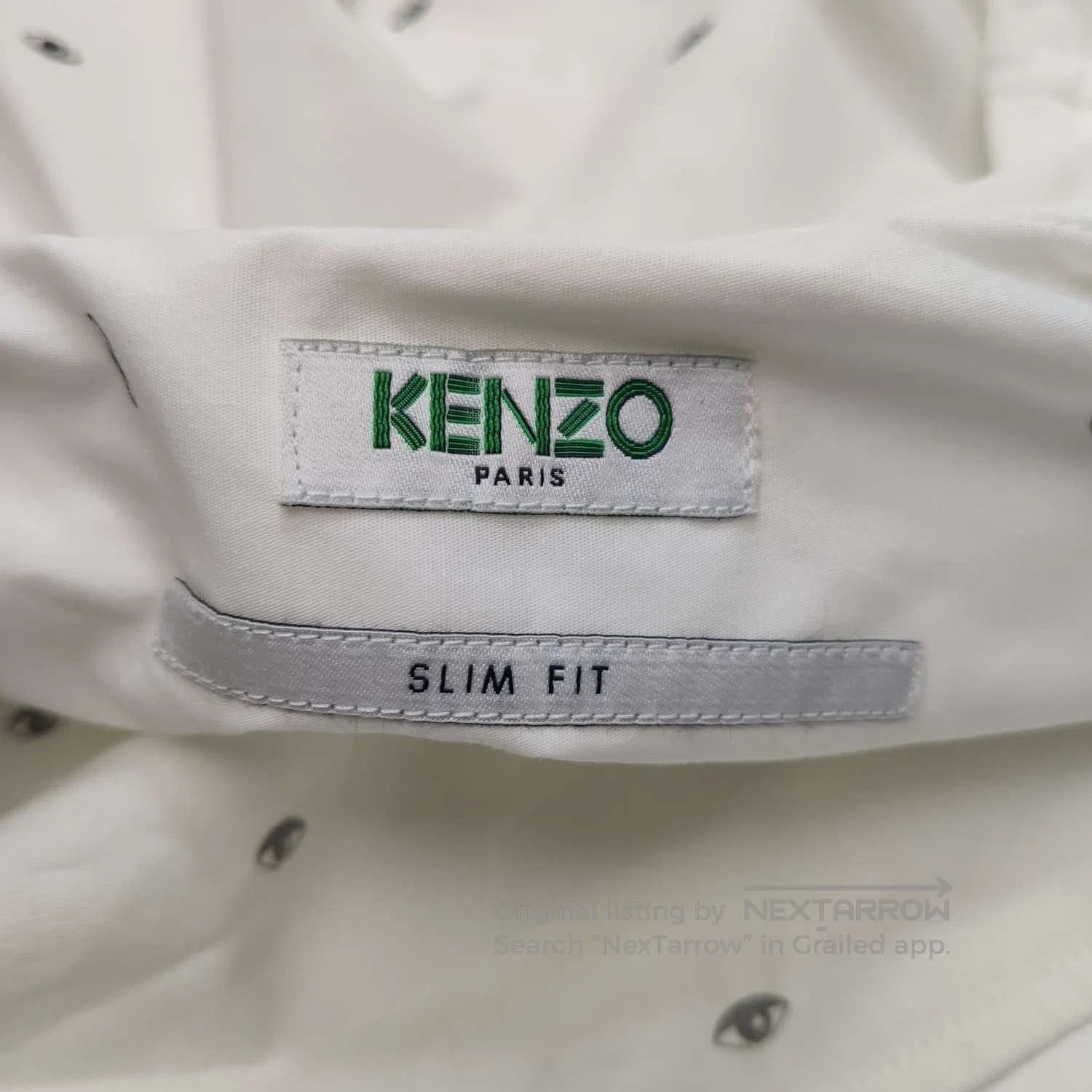 Kenzo Kenzo Cotton Eye Print Lapel Shirt L. Size US L / EU 52-54 / 3 - 2 Thumbnail