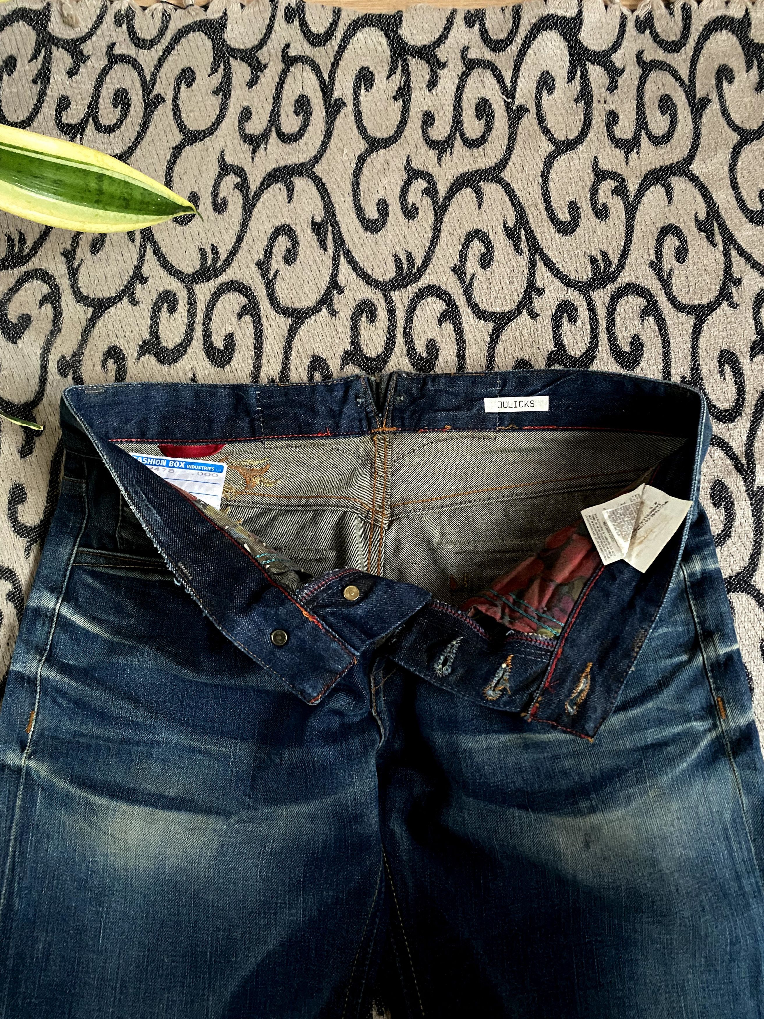 Beauty Beast × Replay Y2K Replay Embriodery Logo Jeans Streetwear Size US 30 / EU 46 - 10 Thumbnail