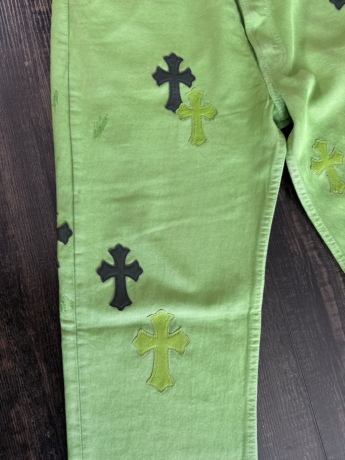 Chrome Hearts Chrome Hearts Slime Green Jeans Size US 34 / EU 50 - 14 Thumbnail