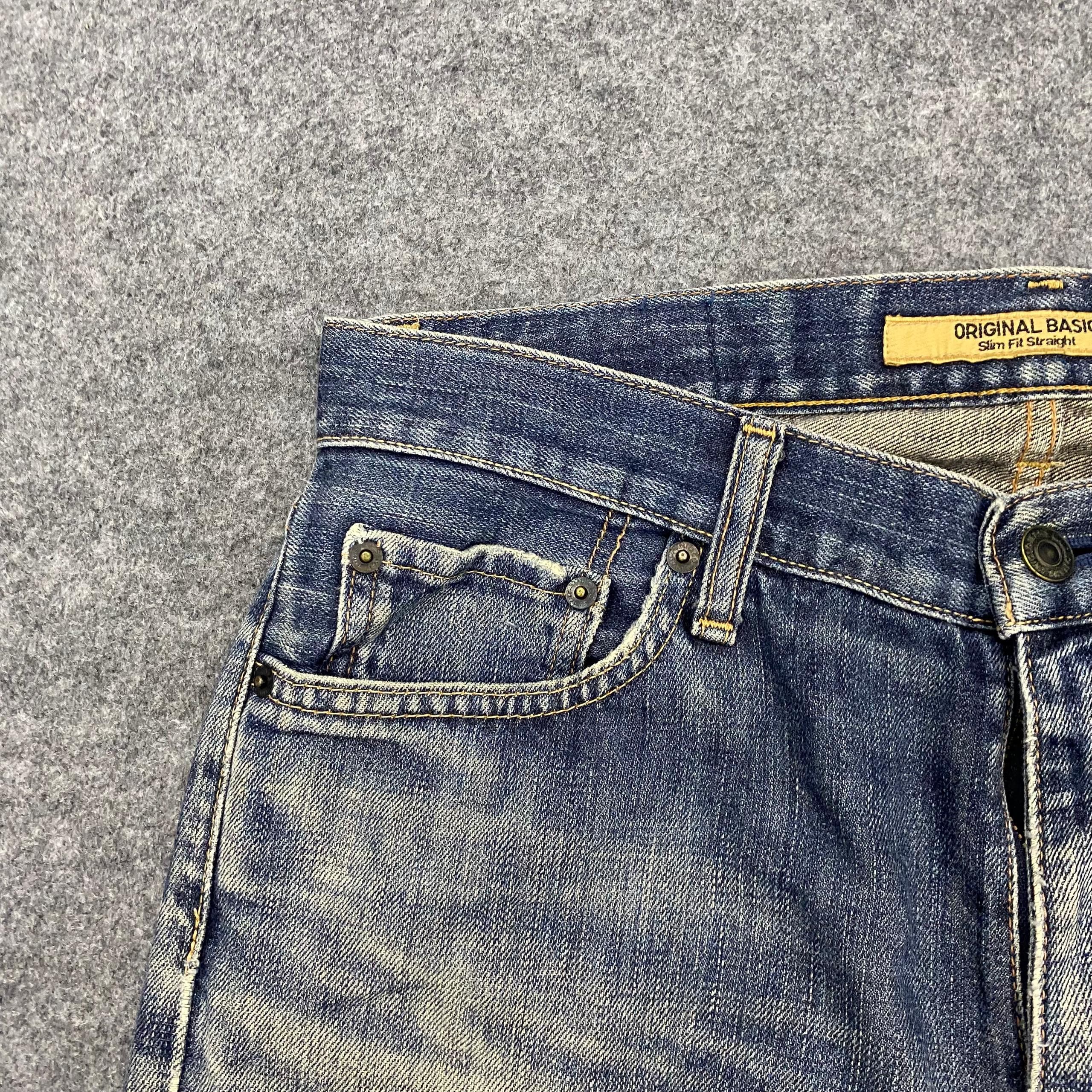 Japanese Brand 💥Delete 💥 Uniqlo Distressed Denim Size US 34 / EU 50 - 8 Thumbnail
