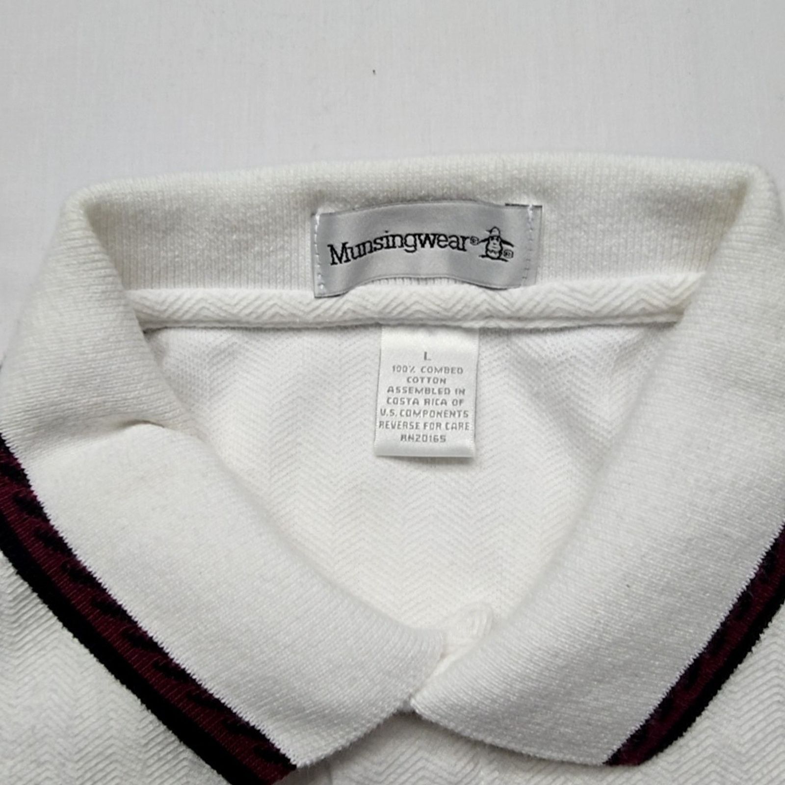 Vintage Vintage Munsingwear NCRS Polo White Large Corvette Shirt Size US L / EU 52-54 / 3 - 3 Thumbnail