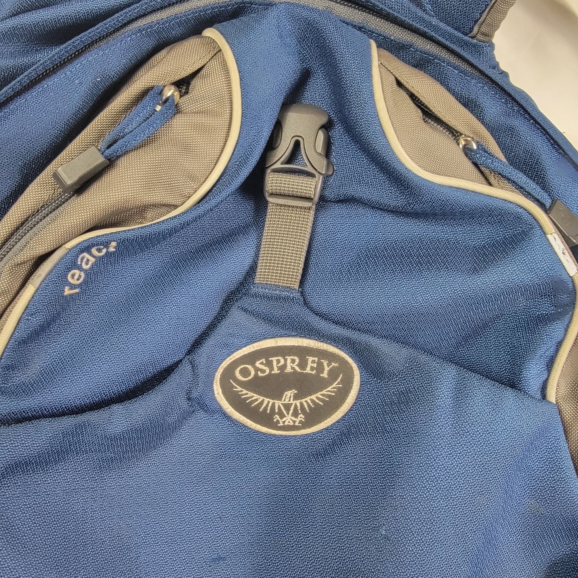 Osprey Osprey React 28L Adults Blue Gray Resource Series Daypack Ba Size ONE SIZE - 5 Thumbnail