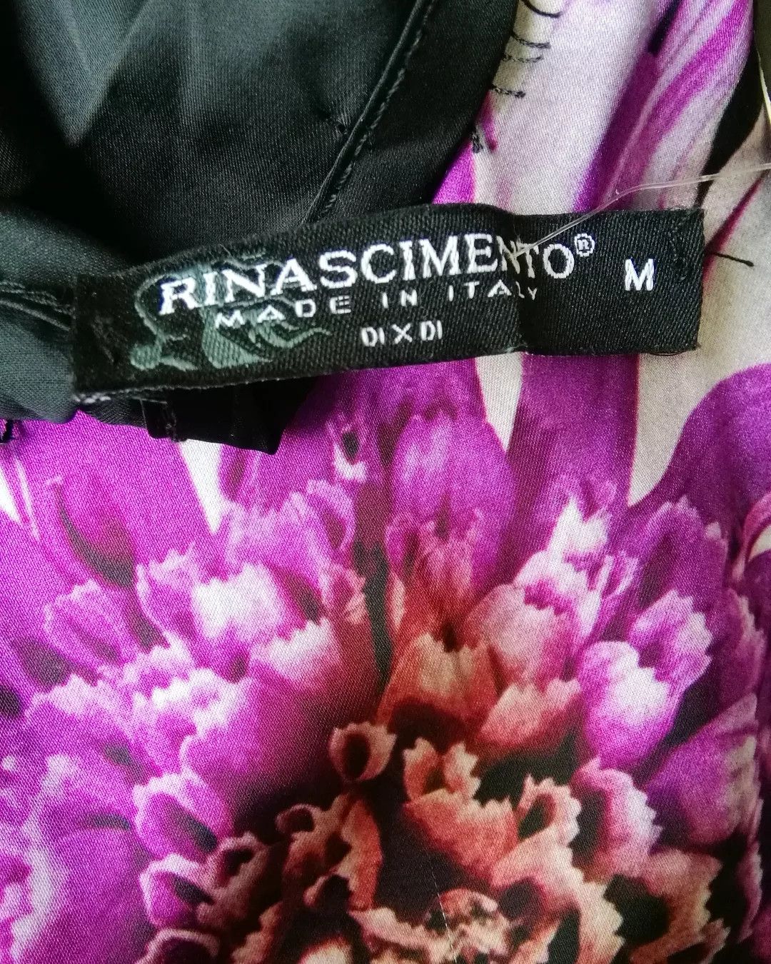 Other Rinascimento Flower Big Print Woman Top Made in Italy Size L / US 10 / IT 46 - 4 Thumbnail