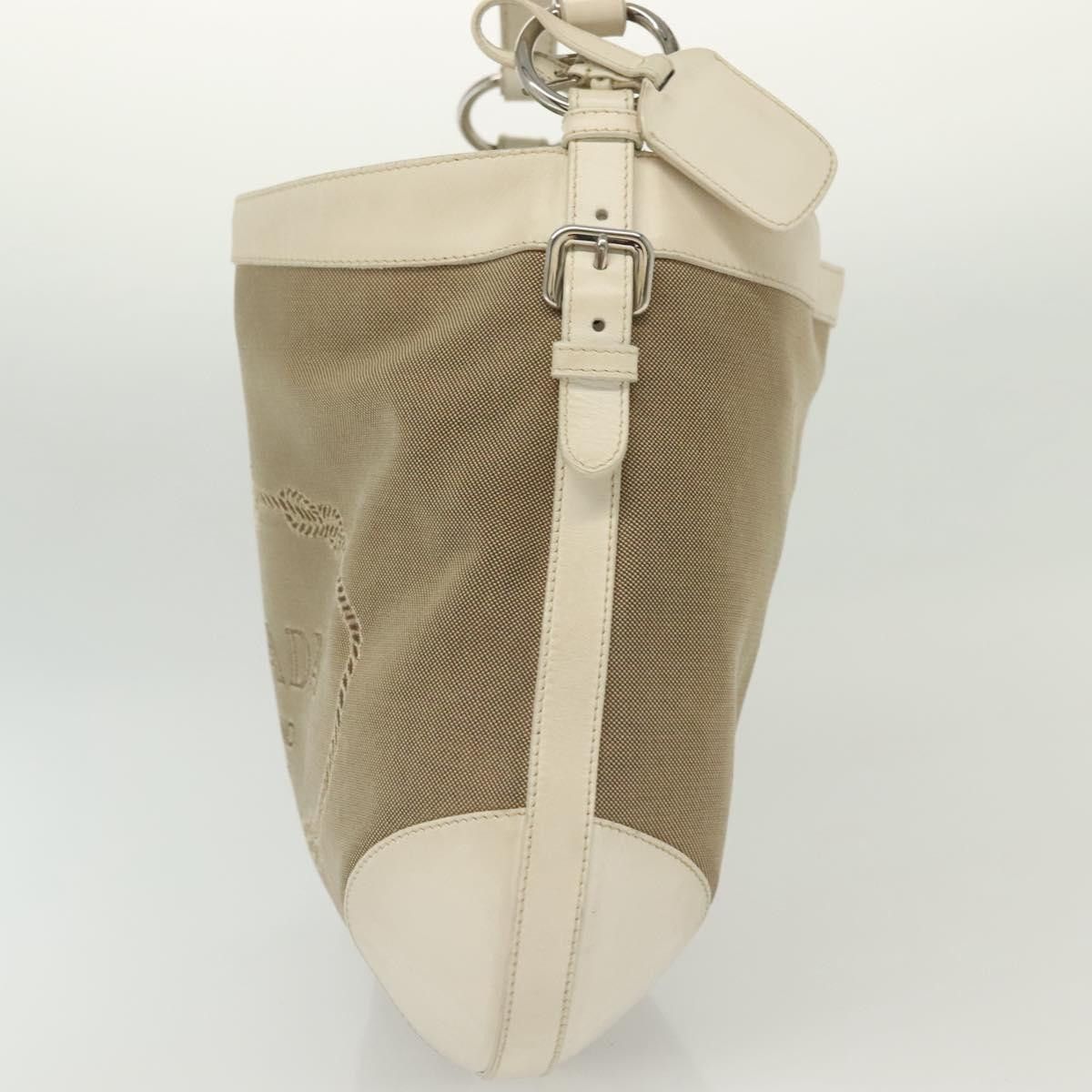 Prada PRADA Shoulder Bag Canvas Beige Silver Size ONE SIZE - 4 Thumbnail