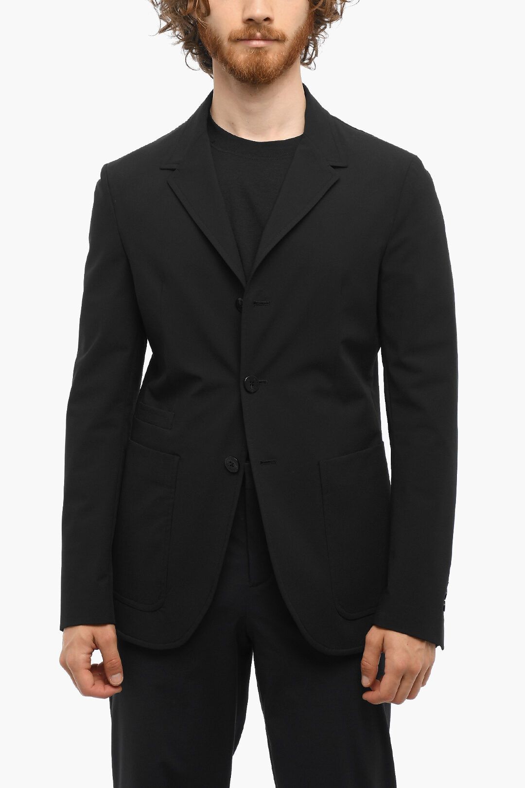 image of Neil Barrett Og1Mm1223 Blazer In Black, Men's (Size Small)