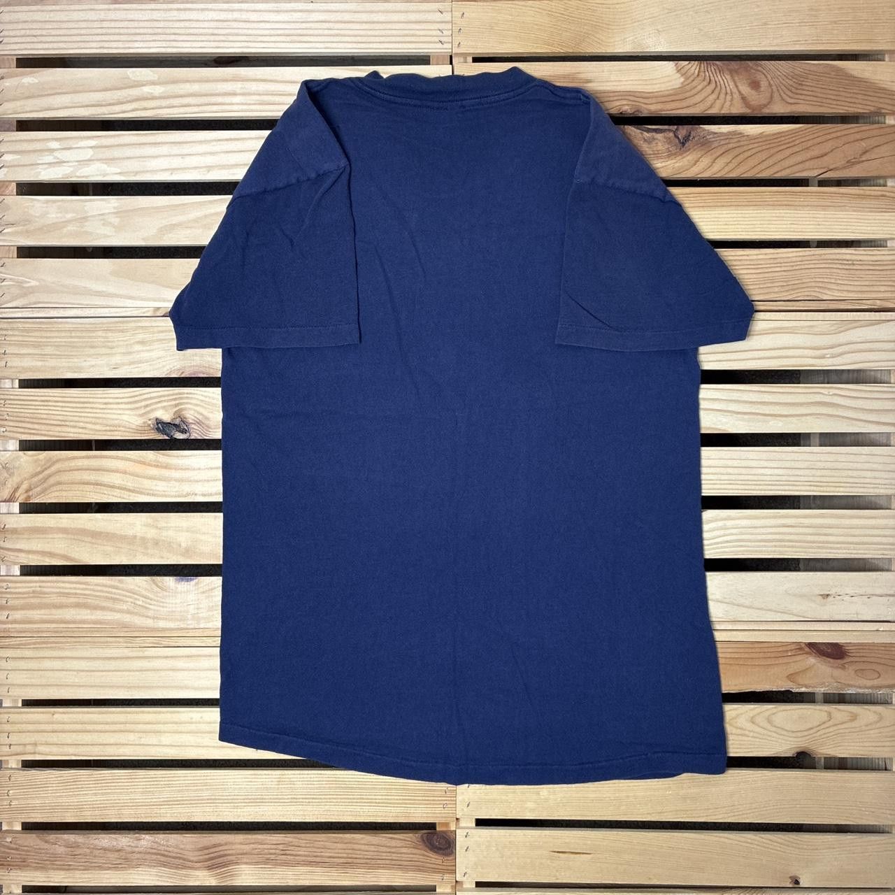 Nike Vintage Nike Air Navy Blue Tee Size Medium Size US M / EU 48-50 / 2 - 2 Thumbnail