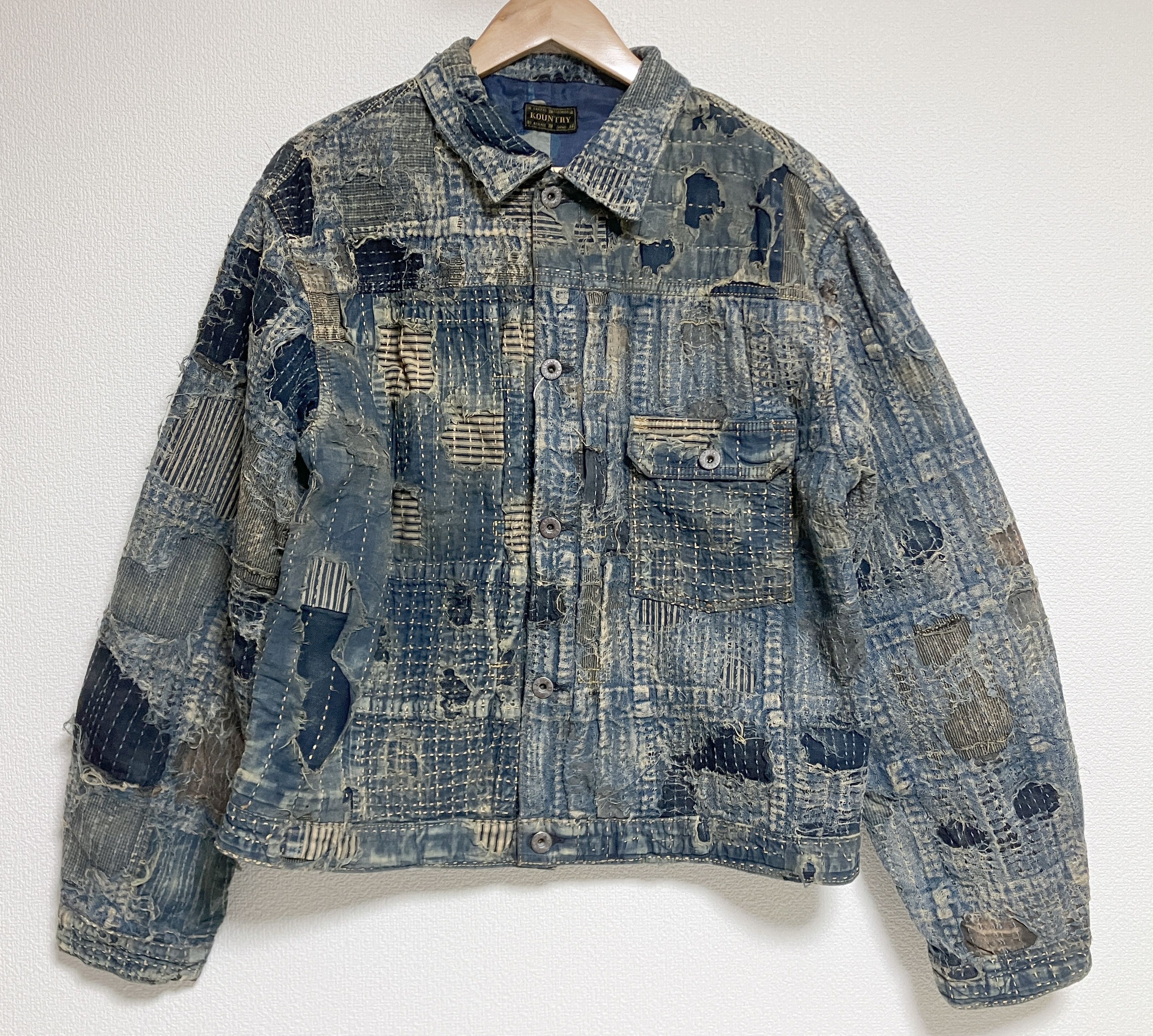 image of Kapital Boro Spring 1St Jacket 2024 Size 3 Large in Indigo, Men's