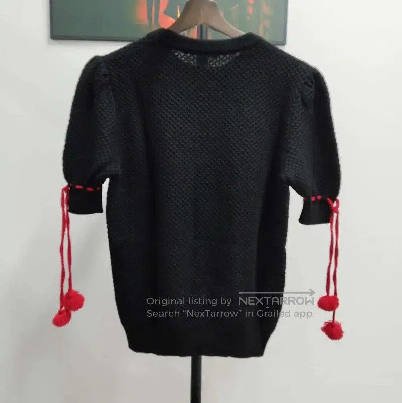 Miu Miu Miu Miu Summer Black Cotton Short Sleeve T-Shirt . Size L / US 10 / IT 46 - 2 Thumbnail