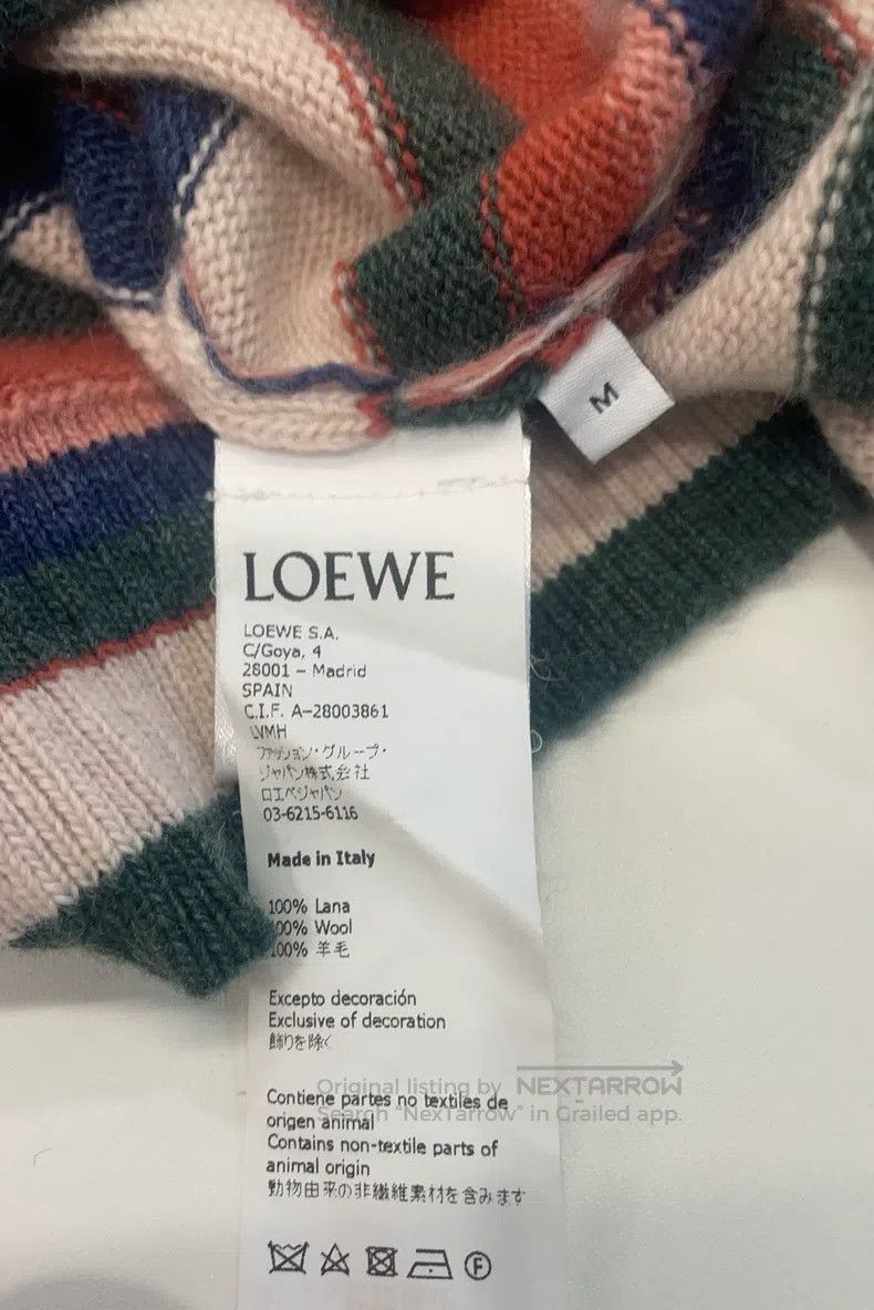 Loewe Loewe Colorful Striped Knit Sweater Size M / US 6-8 / IT 42-44 - 4 Thumbnail