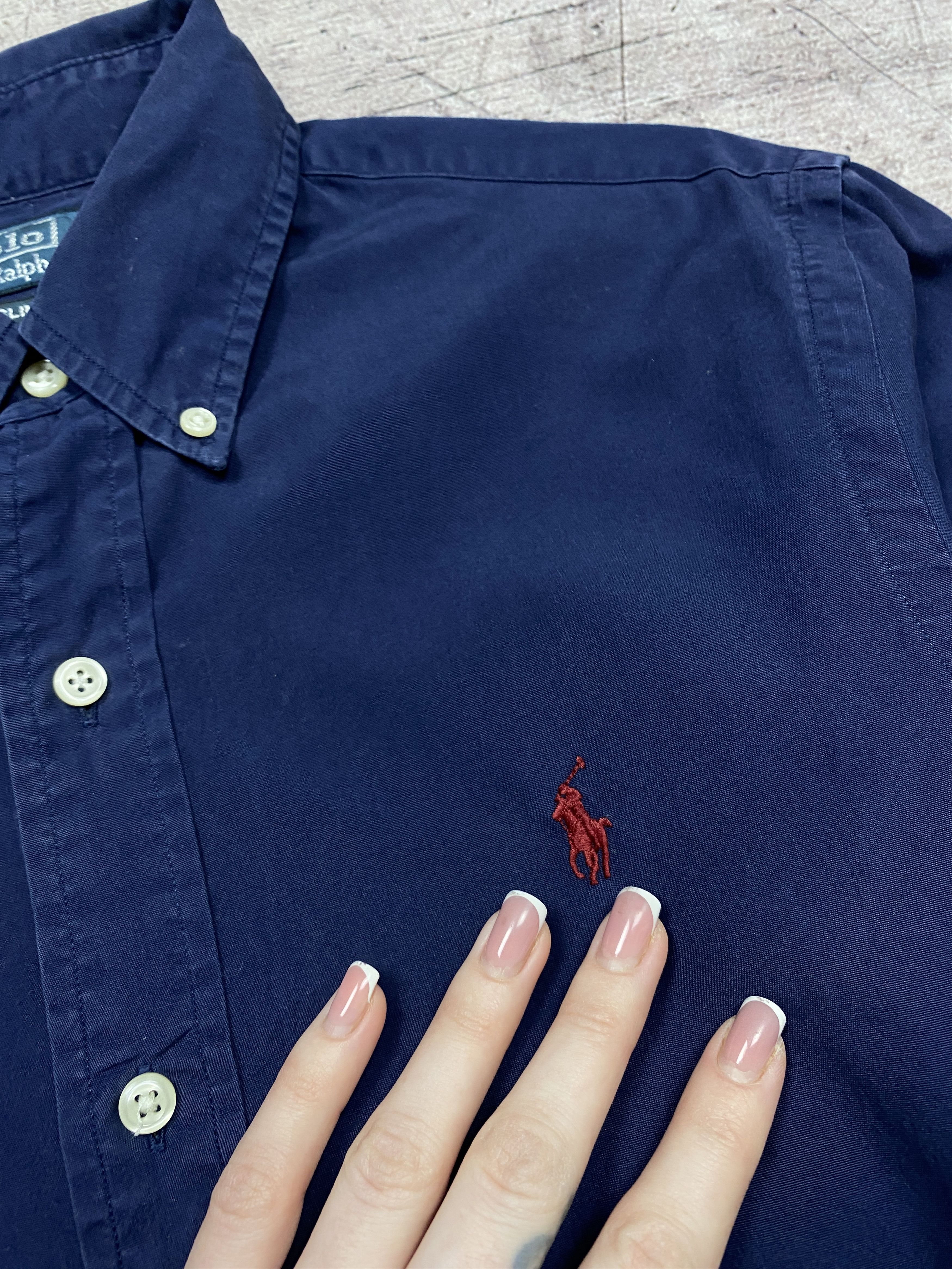 Polo Ralph Lauren × Ralph Lauren Polo Ralph Lauren Mens Blue Long Sleeve Shirt Size US S / EU 44-46 / 1 - 3 Thumbnail