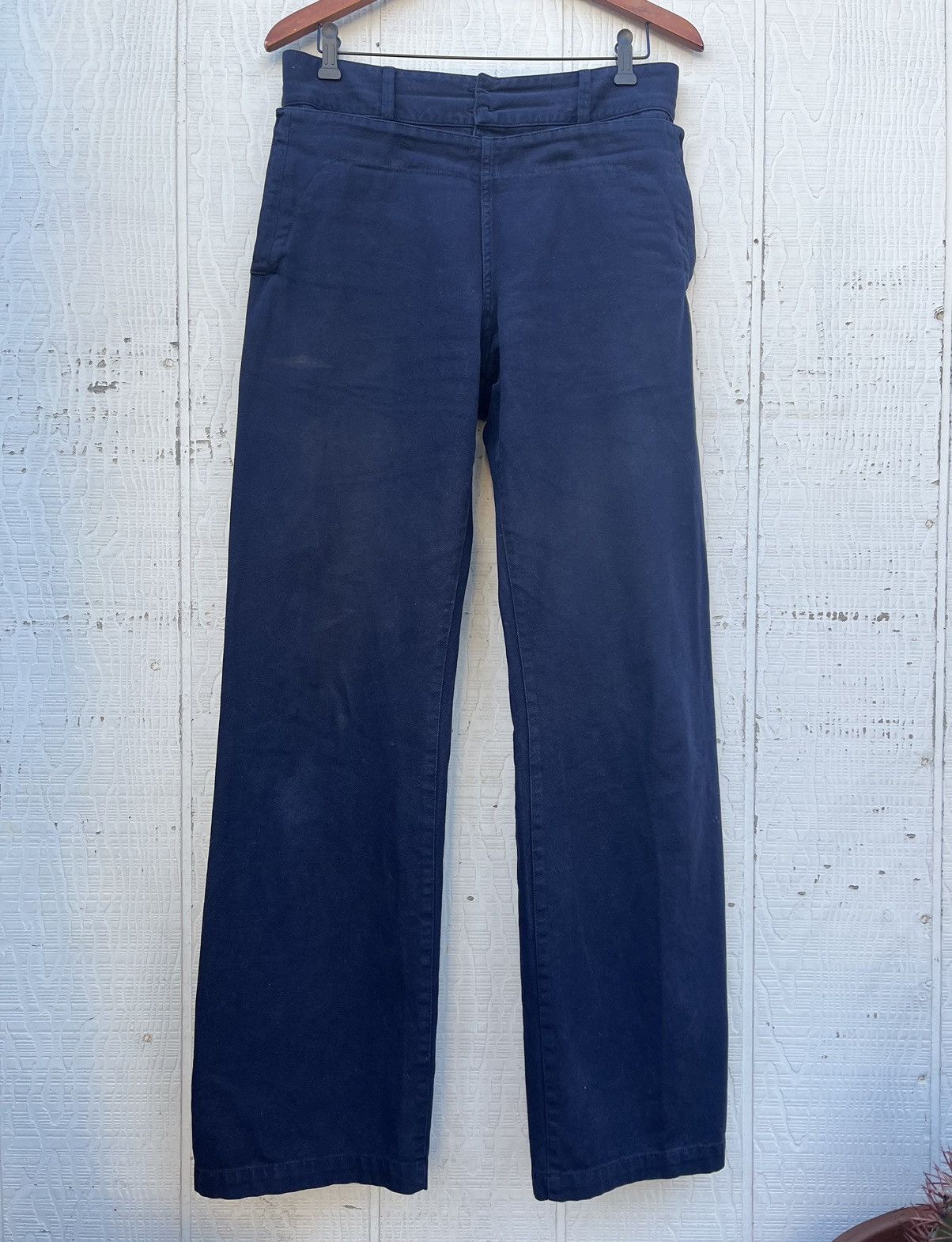 Maison Margiela SS 2000 Canvas Sailor Pants Archive Vintage Size US 32 / EU 48 - 1 Thumbnail