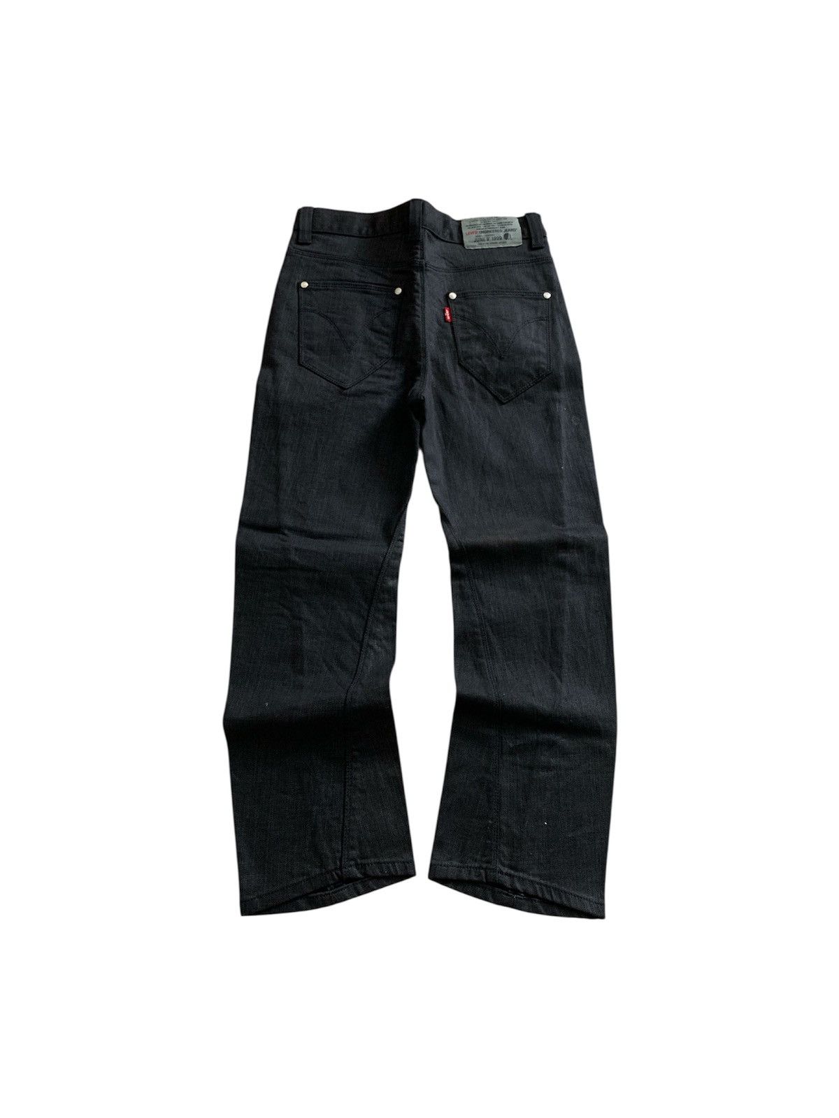 Levi's Vintage Clothing Vintage Levi’s Engineered 1999 Black Coated Jeans Size US 26 / EU 42 - 1 Thumbnail