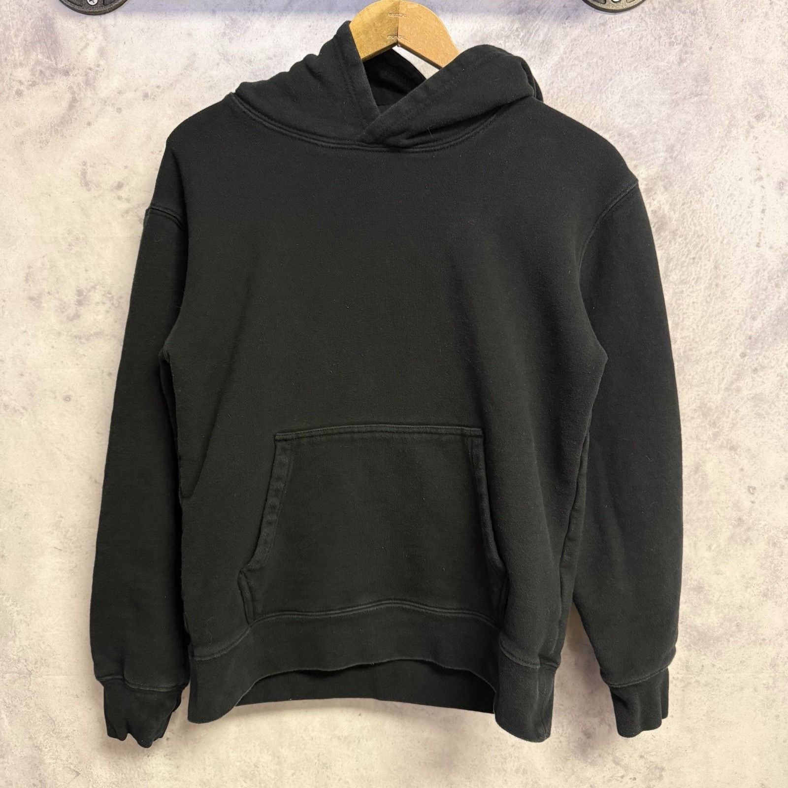 Quince Quince Hoodie Black Blank Sweatshirt Mens Size Small Cotton Size US S / EU 44-46 / 1 - 1 Thumbnail