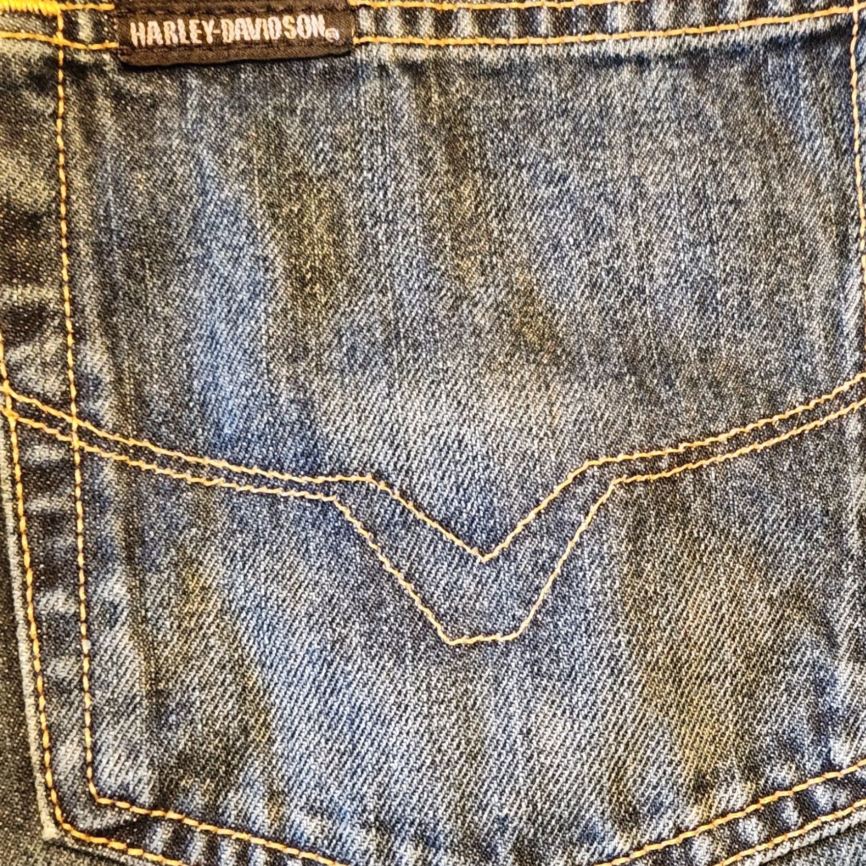 Harley Davidson HARLEY-DAVIDSON GENUINE MOTORCLOTHES JEANS STRAIGHT LEG MEN 40X30 BLUE DENIM Size US 40 / EU 56 - 4 Thumbnail
