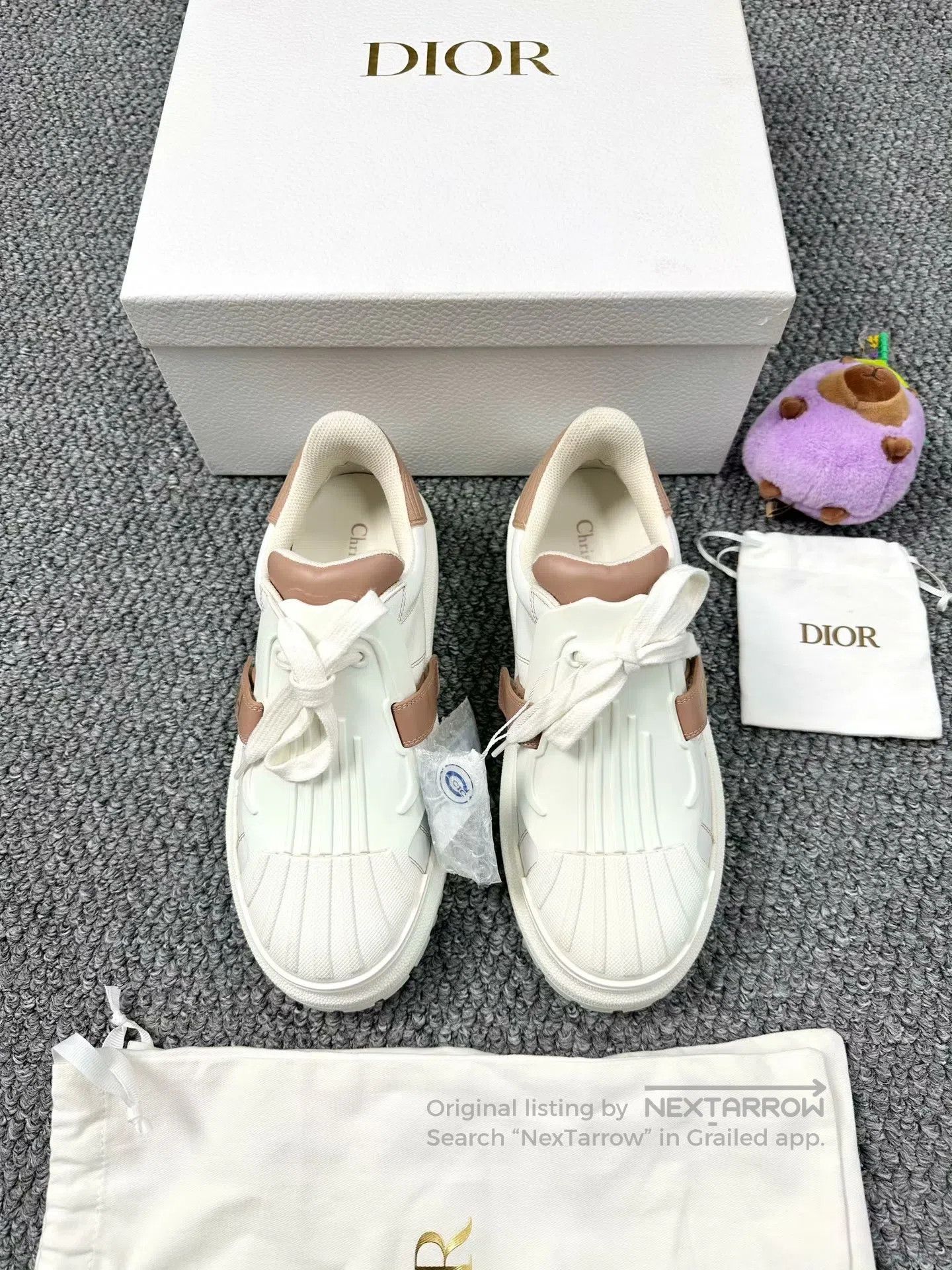 Dior Dior White Magic Tape Shell Head Casual Shoes| Size US 8 / IT 38 - 2 Thumbnail