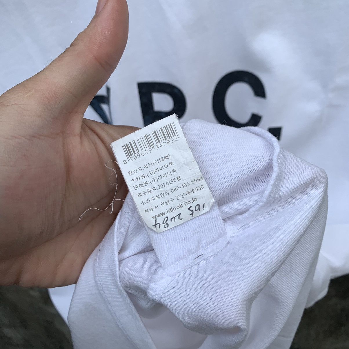 A.P.C. A.P.C T-SHIRT Size US L / EU 52-54 / 3 - 5 Thumbnail