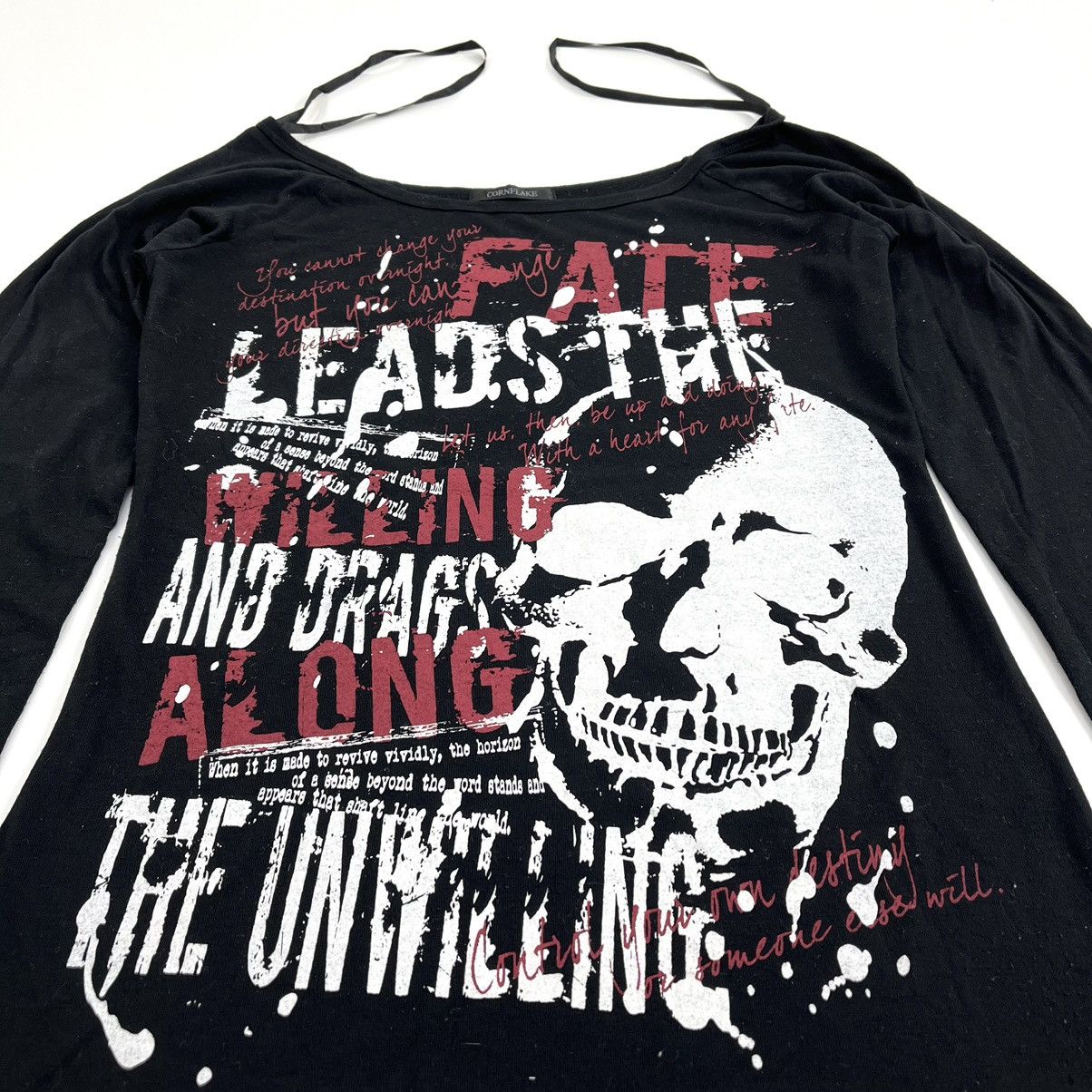 14th Addiction × If Six Was Nine × Japanese Brand Y2k Cornflake Skull Poem Punks Style LongSleeve Ifsixwasnine Size M / US 6-8 / IT 42-44 - 2 Thumbnail