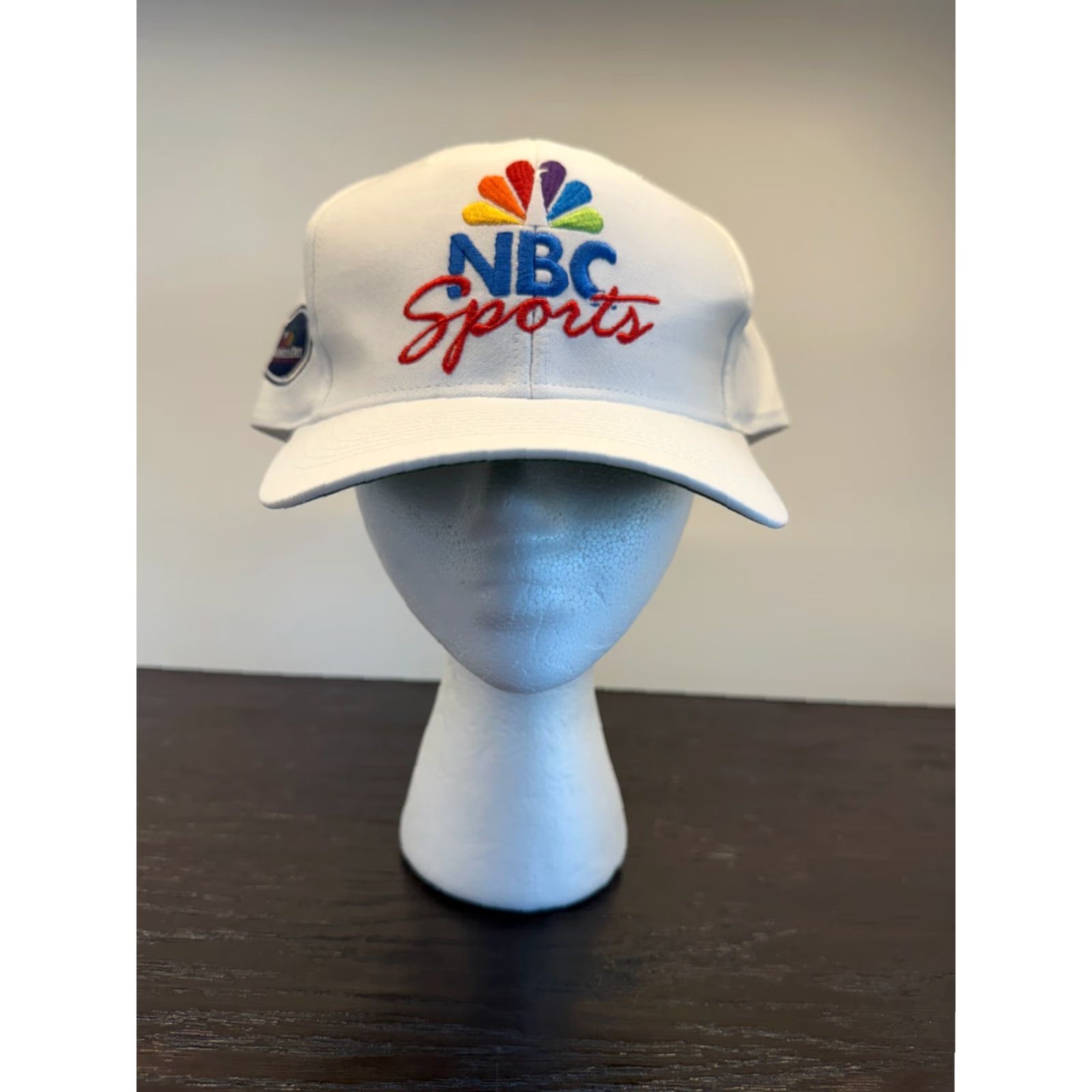 Vintage NBC Sports Ahead Hat Mens One Size White Adjustable Golf Strapback Size ONE SIZE - 2 Thumbnail