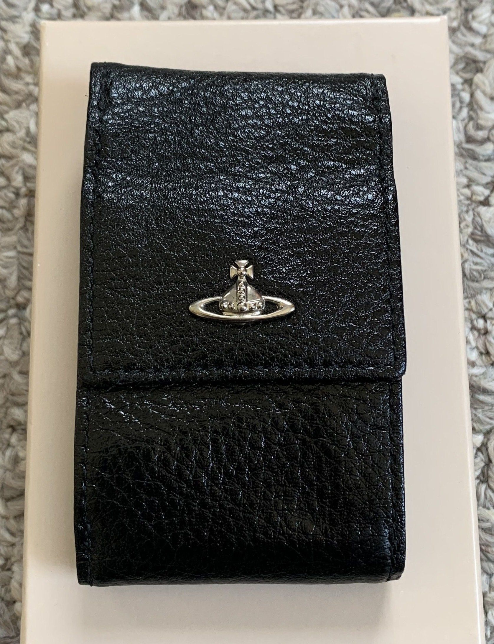Vivienne Westwood Leather Orb Logo Pouch Bracelet