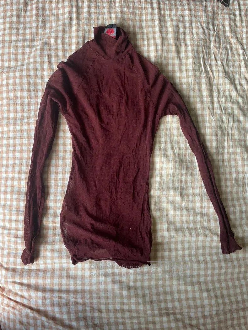 Jean Paul Gaultier Jean Paul Gaultier Mesh Long Sleeve Top. Size US L / EU 52-54 / 3 - 1 Thumbnail