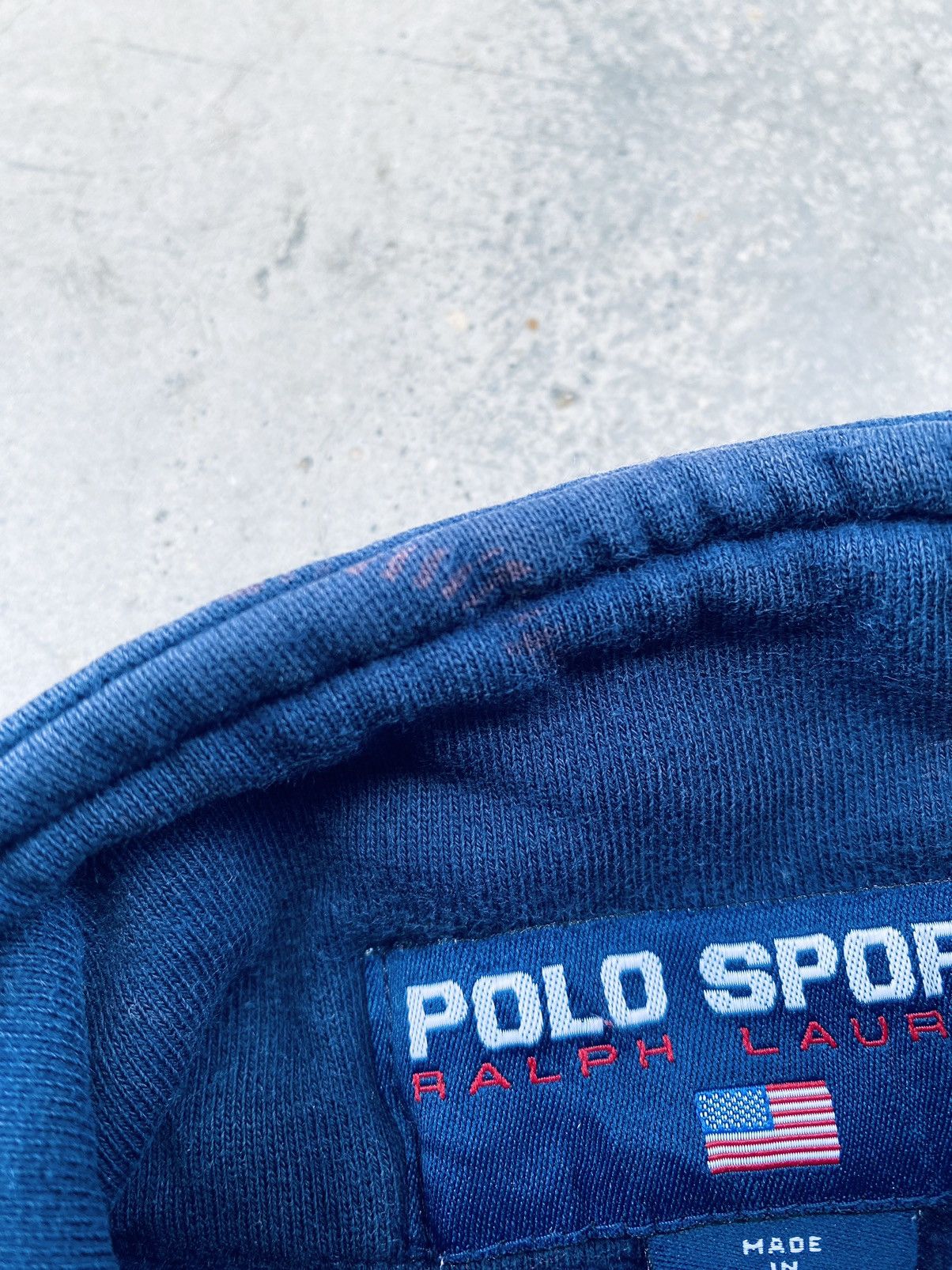 Polo Ralph Lauren Vintage 90s Polo Sport Ralph Lauren Usa Flag Sweetshirt Size US M / EU 48-50 / 2 - 9 Thumbnail