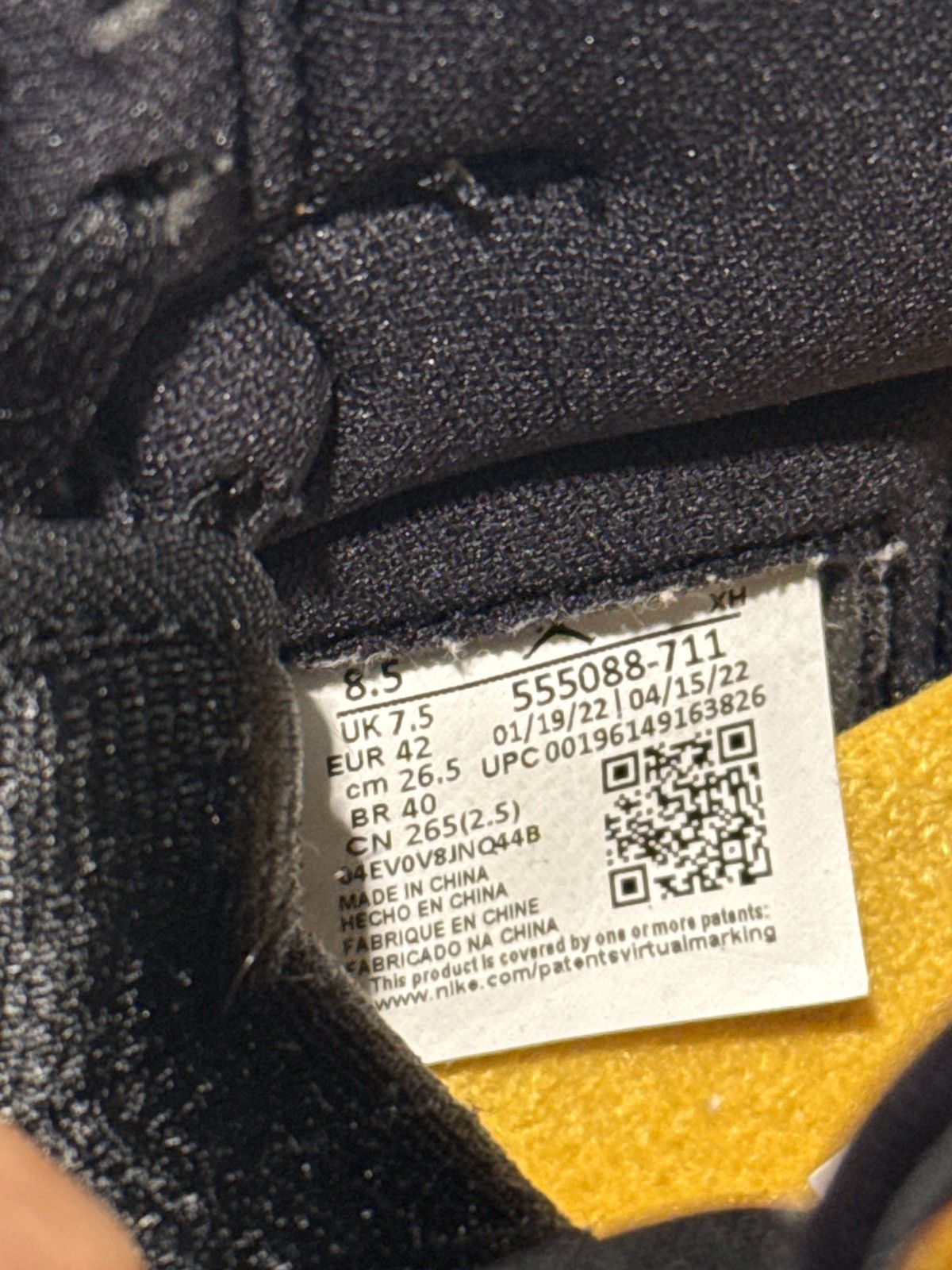 Nike Air Jordan 1 Retro High OG ‘taxi’ sz8.5 Size US 8.5 / EU 41-42 - 2 Thumbnail