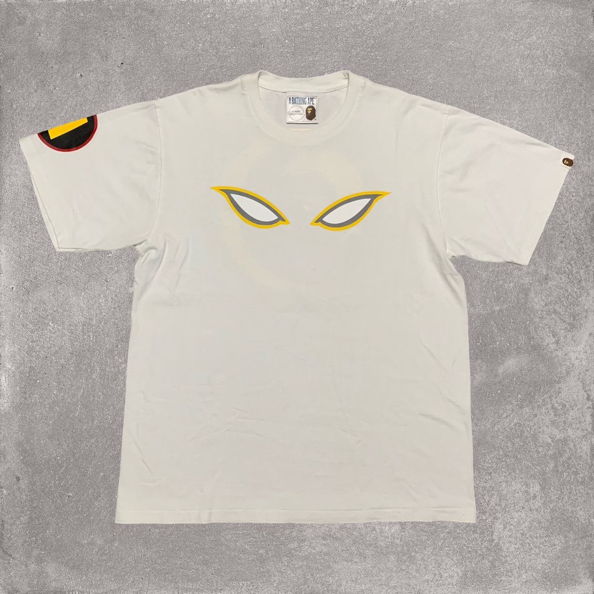 Bape Bape Large Shadow Graphic White Tee A Bathing Ape Size US L / EU 52-54 / 3 - 2 Thumbnail