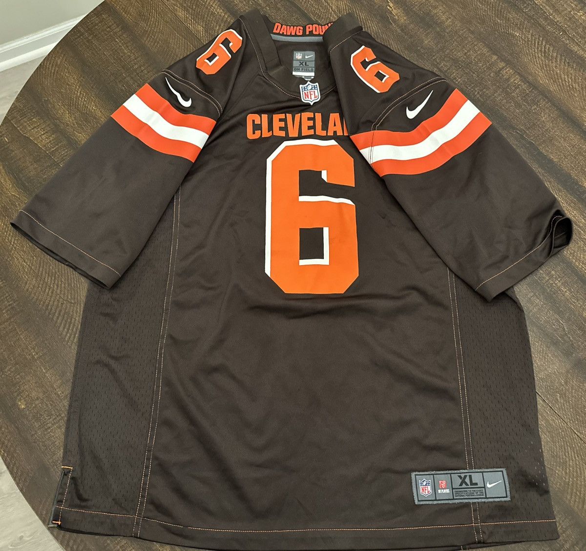 Nike Cleveland Browns Baker Mayfield Nike On Field Jersey Mens-XL Size US XL / EU 56 / 4 - 3 Thumbnail