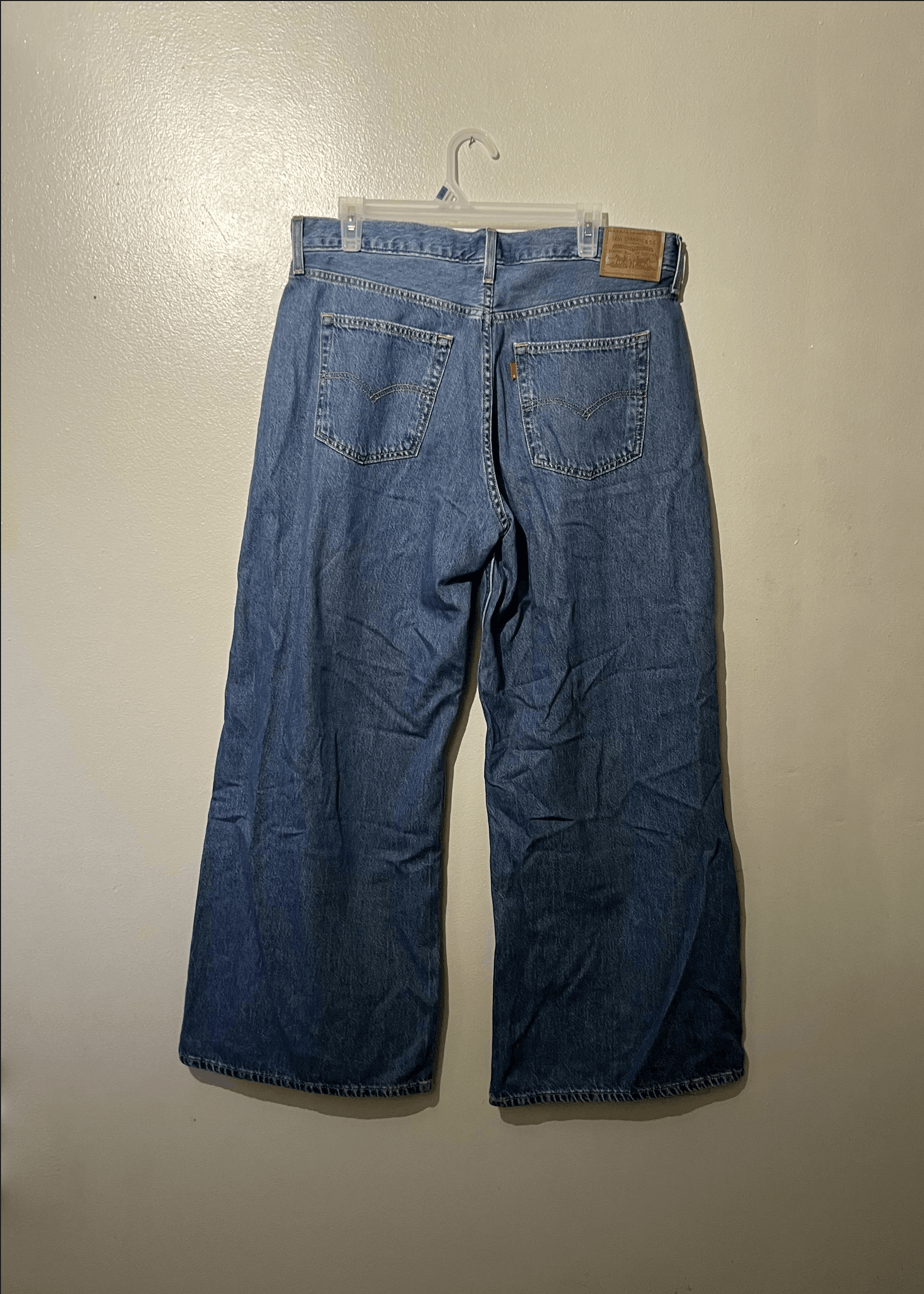 Levi's Baggy Dad Wide Leg Cause and Effect Jeans Size US 32 / EU 48 - 2 Thumbnail