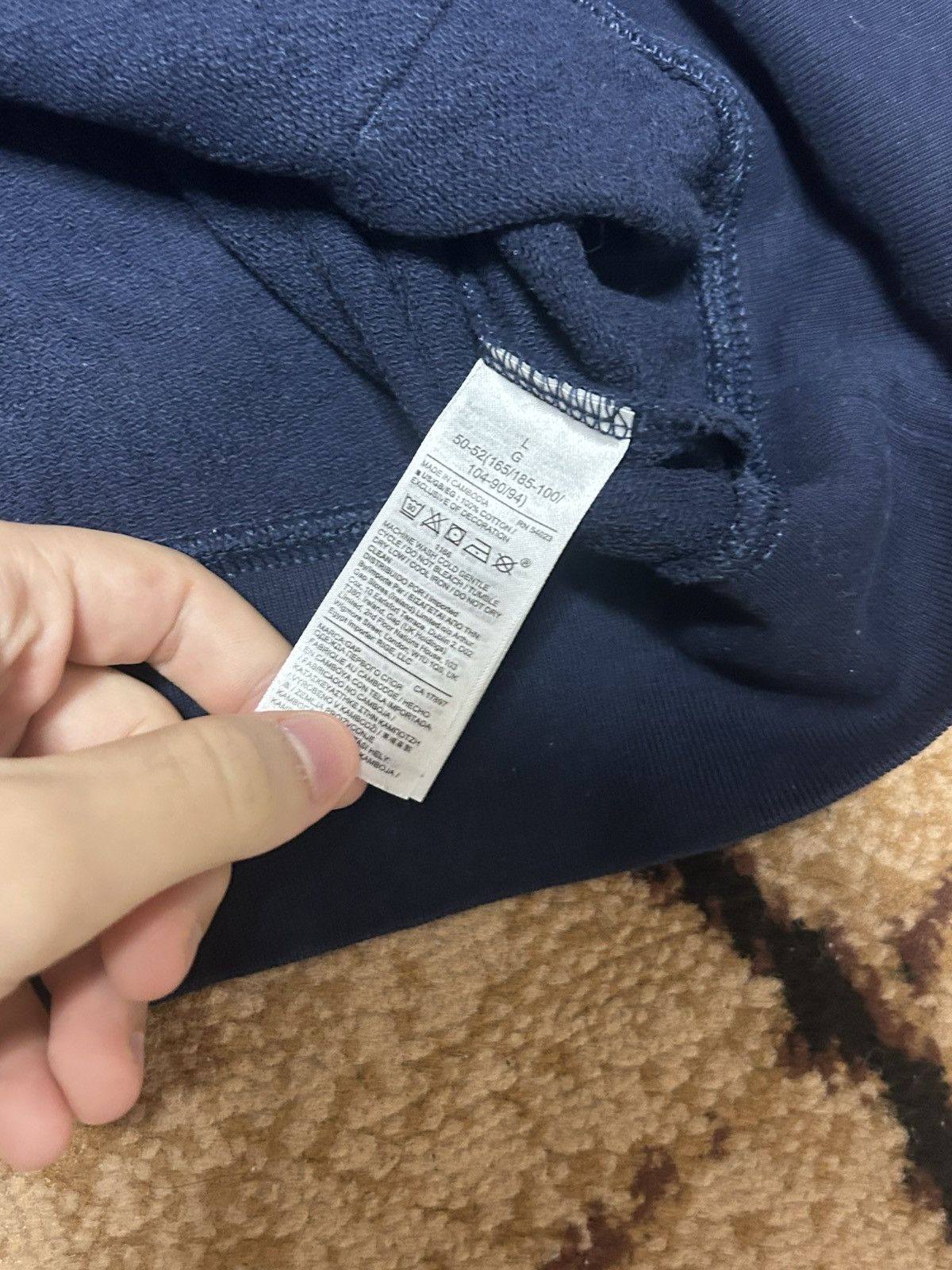 Gap × Vintage 00S vintage GAP Big logo oversized retro hoodie rare Size US L / EU 52-54 / 3 - 5 Thumbnail
