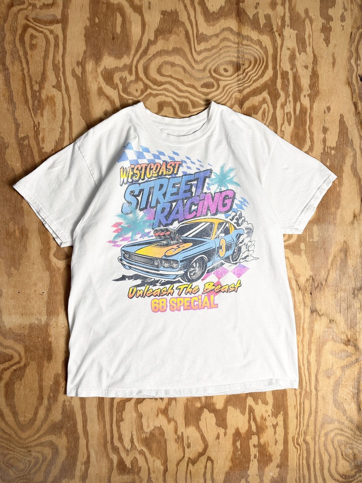 Other White West Coast Street Racing Graphic Tee 68 Special. Size US L / EU 52-54 / 3 - 1 Thumbnail