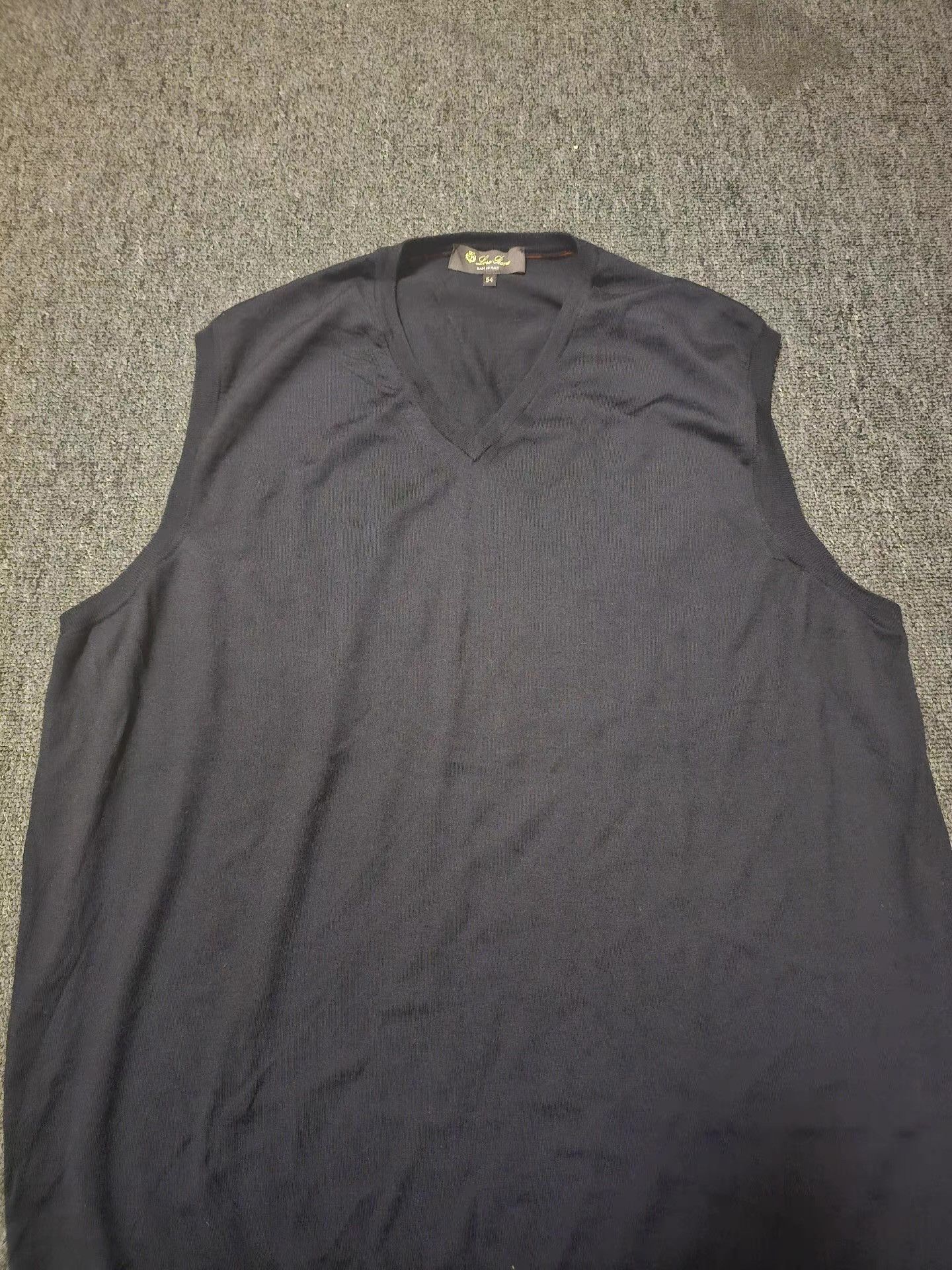 Loro Piana Loro Piana black wool vest Q4 Size US XL / EU 56 / 4 - 3 Thumbnail