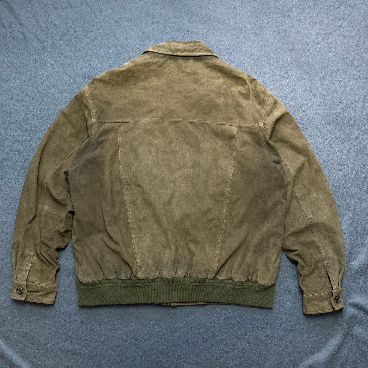 Japanese Brand × Vintage Leather bomber vintage jacket Size US XL / EU 56 / 4 - 3 Thumbnail