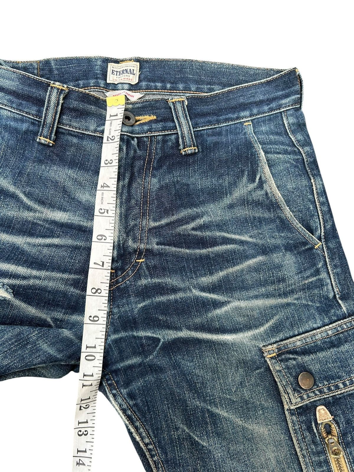 Kapital Vintage ETERNAL Selvedge Distressed Denim Jeans Size US 30 / EU 46 - 21 Thumbnail