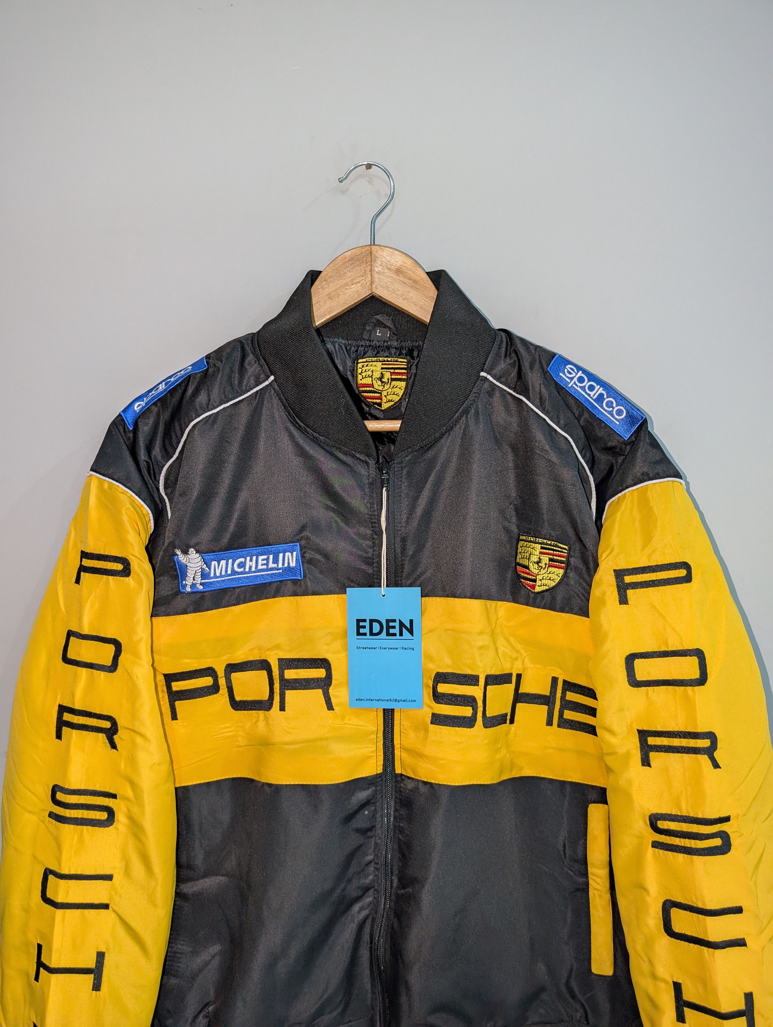 Vintage 🔥Porsche🔥F1 RACING JACKET 90s RETRO STREETWEAR Size M / US 6-8 / IT 42-44 - 3 Thumbnail