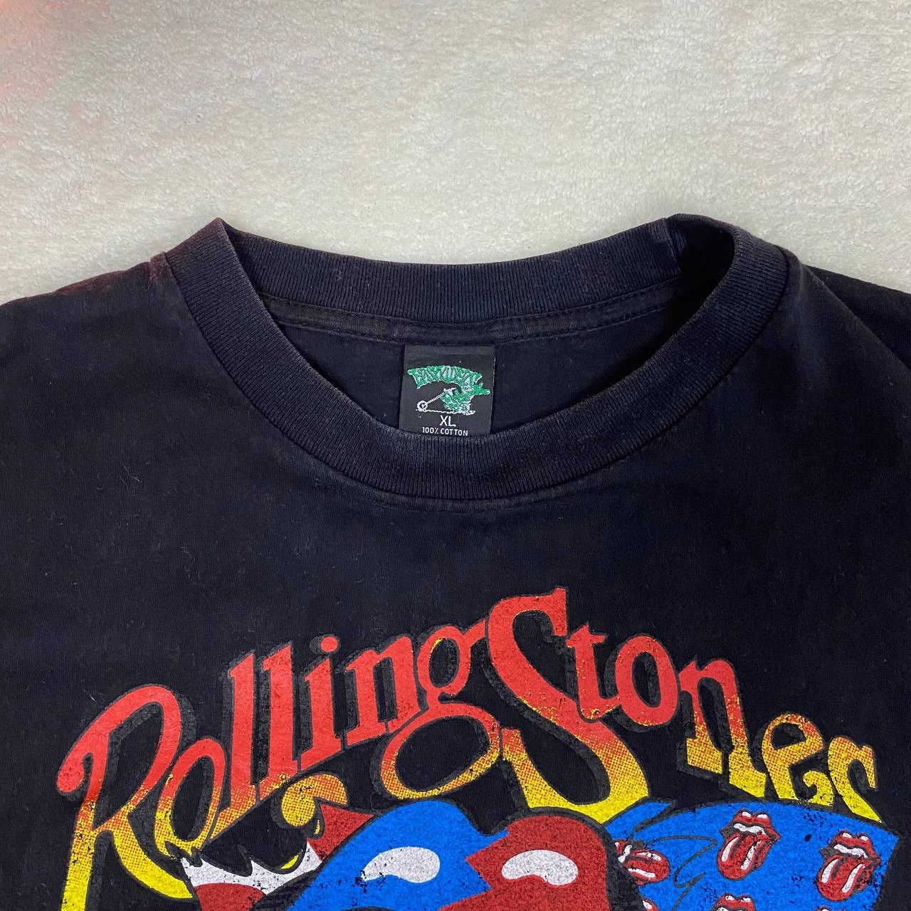 Band Tees × The Rolling Stones × Vintage 💥VINTAGE💥 The Rolling Stones 1989 american flag Tour Merch Size US XL / EU 56 / 4 - 3 Thumbnail