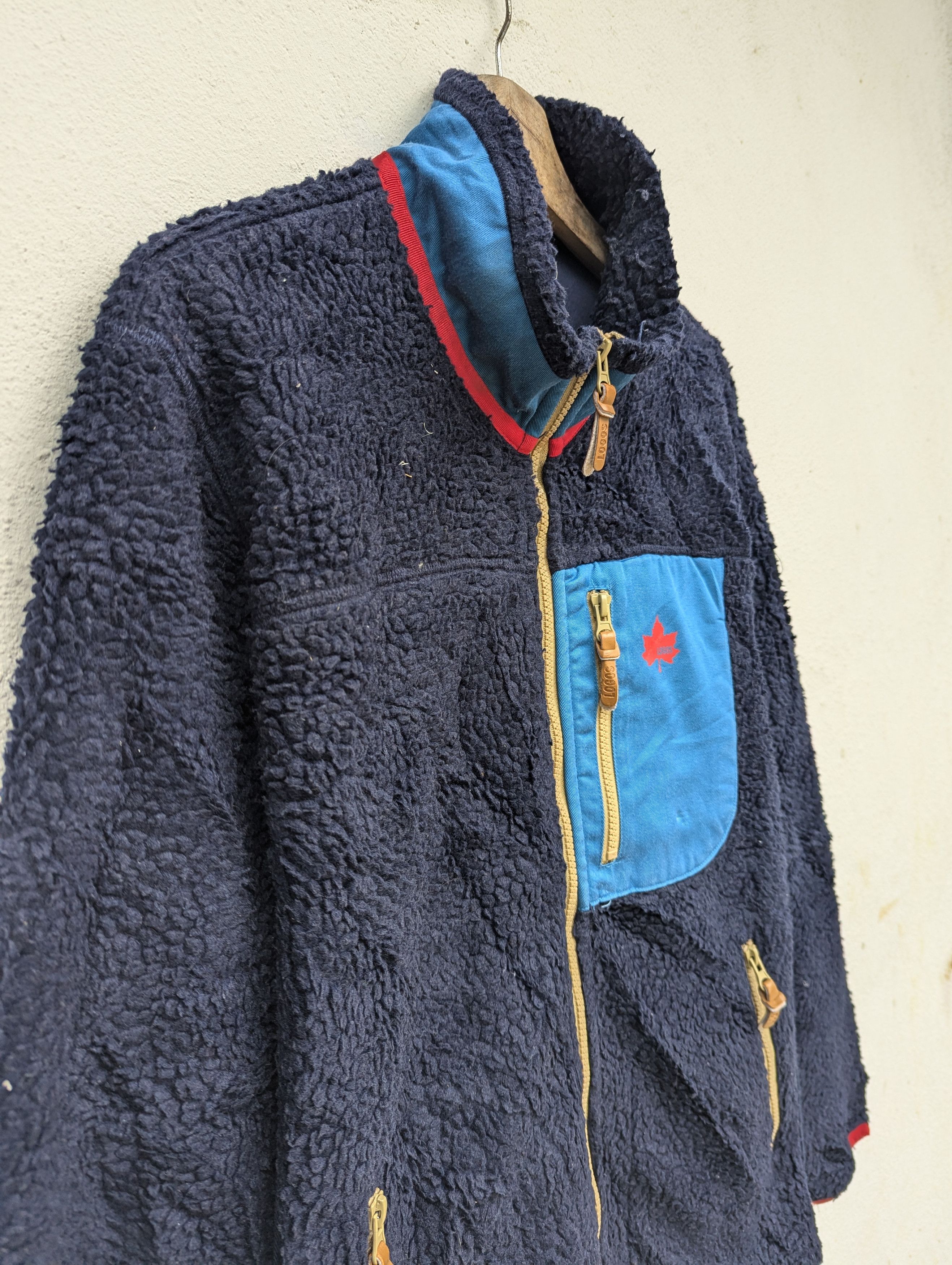 Japanese Brand LOGOS CANNABIS OUTING EQUIPMENT SHERPA SWEATER Size US L / EU 52-54 / 3 - 6 Thumbnail