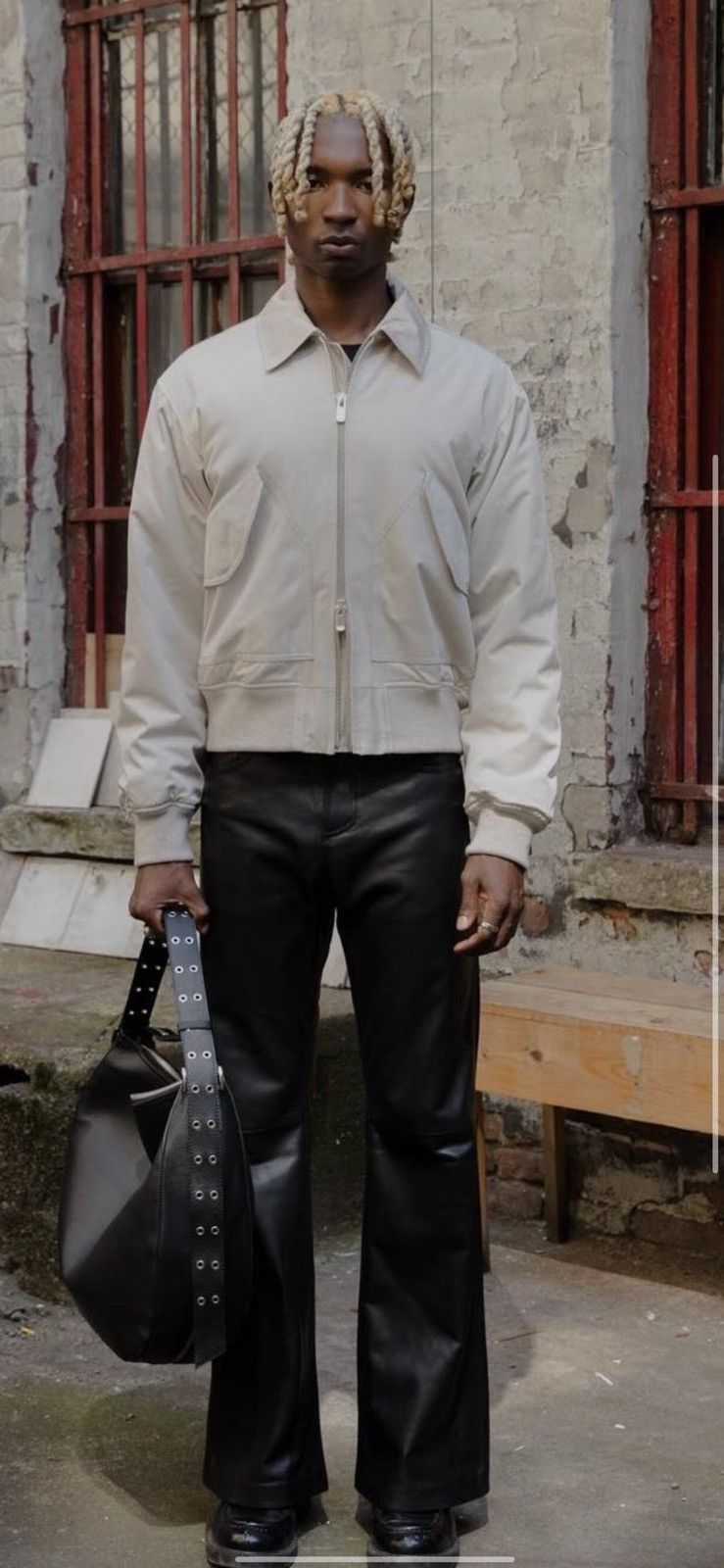 Pearled Ivory Pearled Ivory Bomber jacket Size US M / EU 48-50 / 2 - 2 Thumbnail
