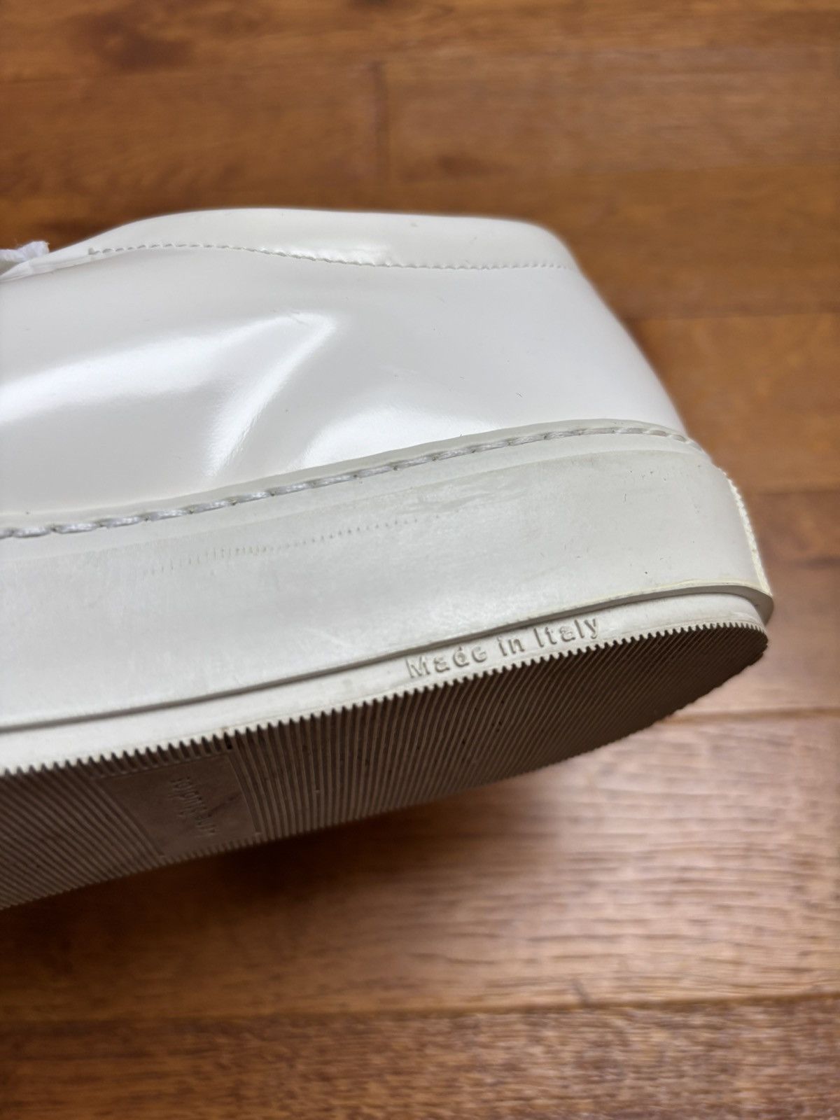 Acne Studios White leather Acne Studios low-top sneakers Size US 7 / EU 40 - 6 Thumbnail