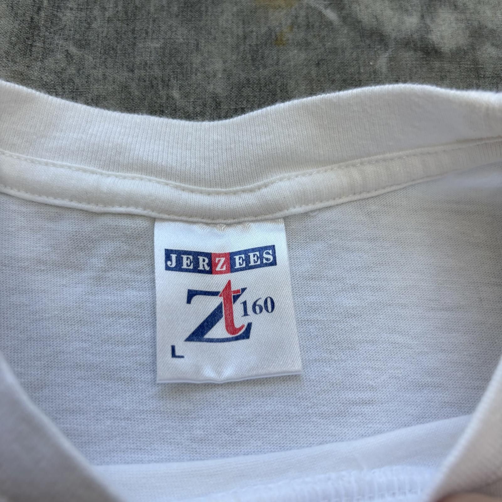 Jerzees Vintage Y2K Fat Sporty Women Motorcycle Funny French Shirt Size US L / EU 52-54 / 3 - 5 Thumbnail
