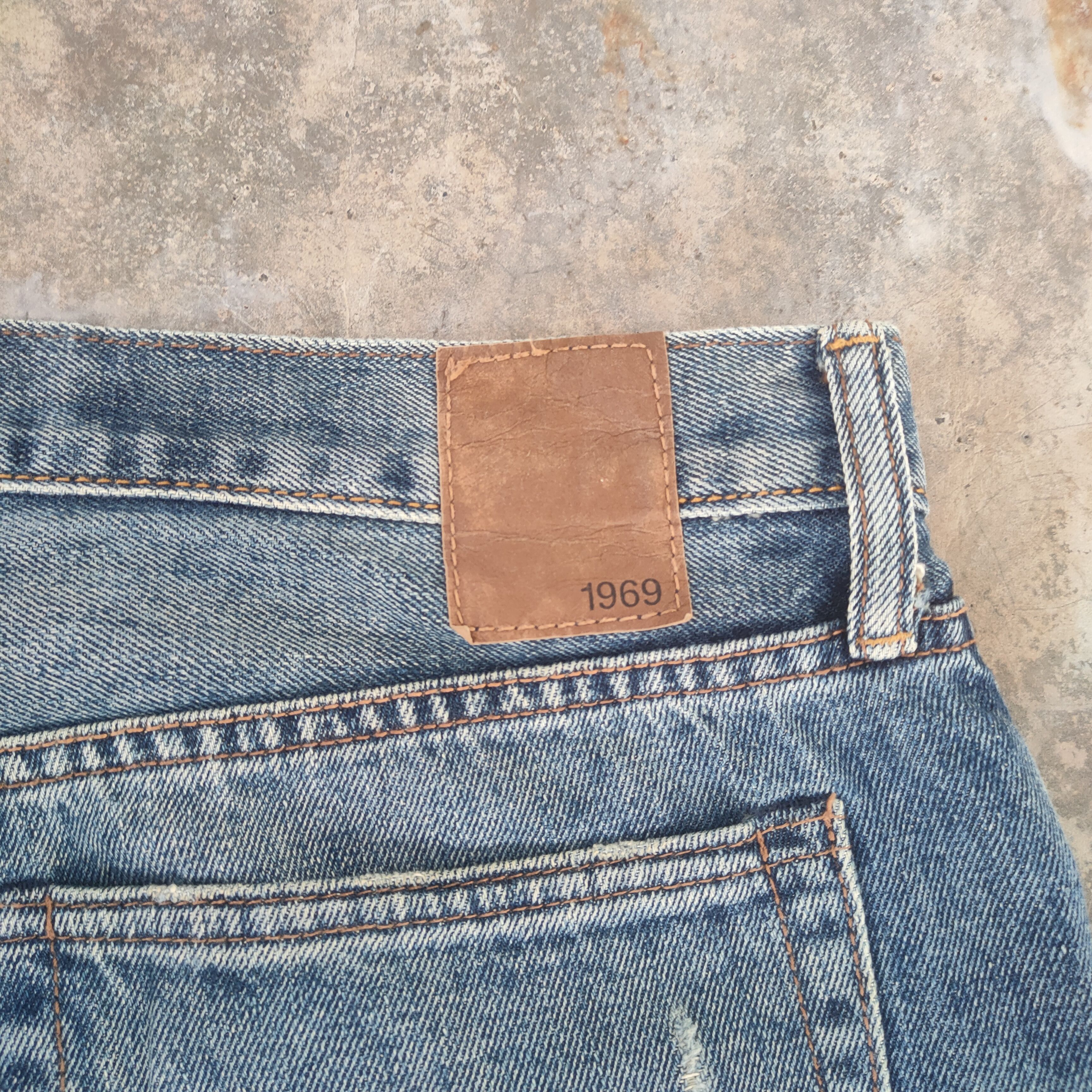 Gap W35 VINTAGE GAP FADED DISTRESSED JEAN DENIM PANTS Size US 35 - 11 Thumbnail