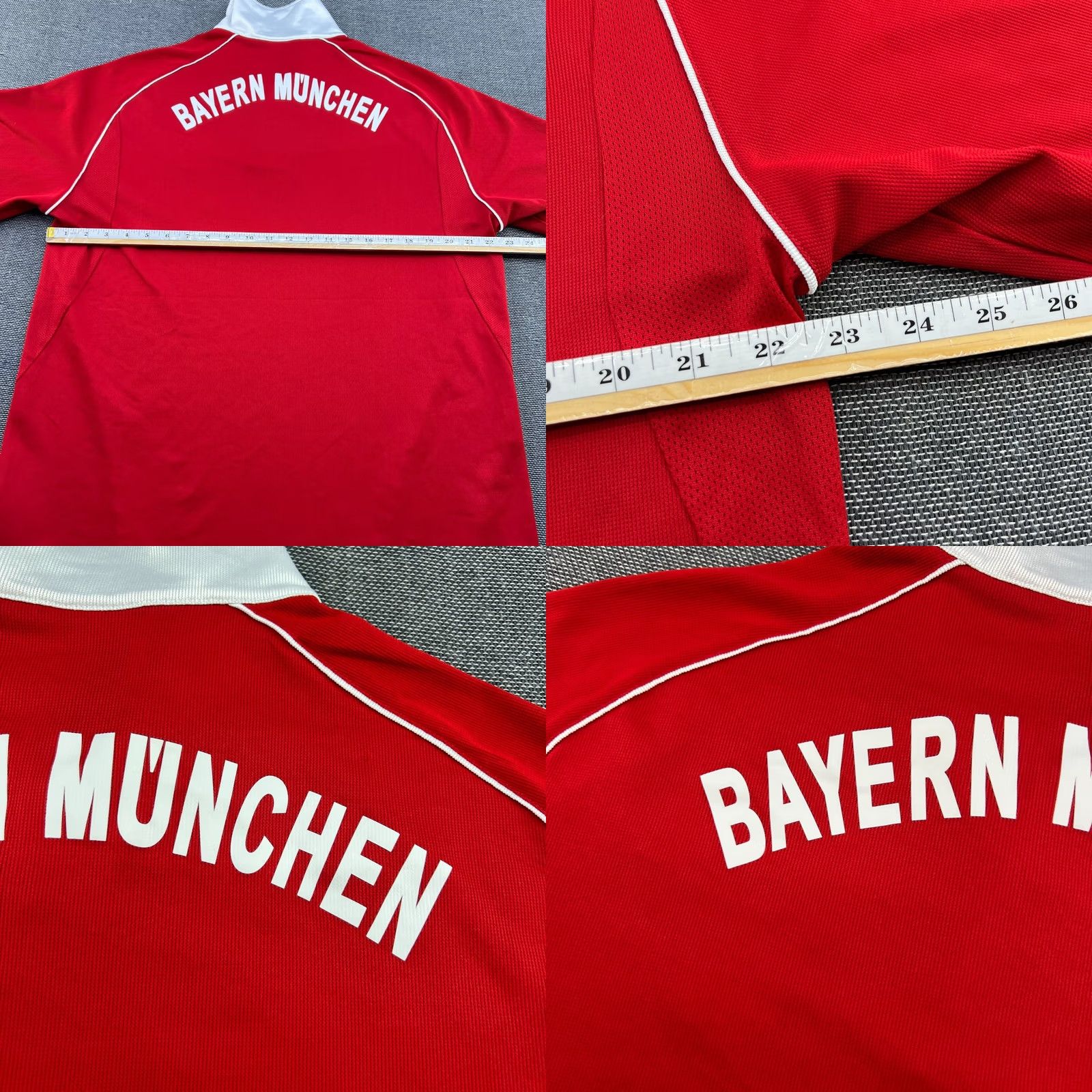 Adidas Bayern Munich 2005 2006 Home Mens XL Adidas Jersey Shirt Shirt Adidas Football Jersey XL Red Mens Size US XL / EU 56 / 4 - 8 Thumbnail