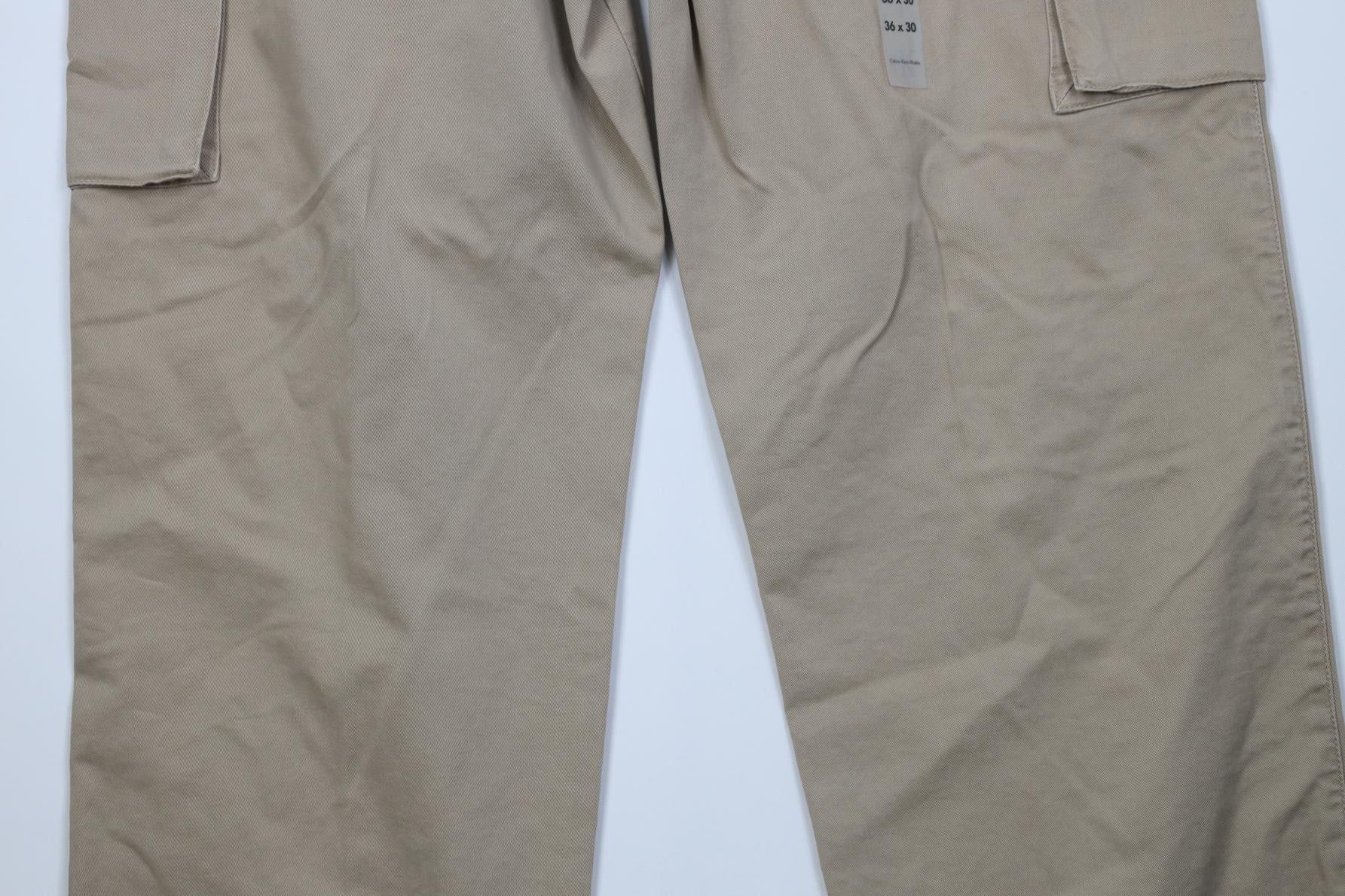 Calvin Klein Deadstock Vintage 90s Y2K Calvin Klein Wide Leg Cargo Pants Size US 36 / EU 52 - 10 Thumbnail