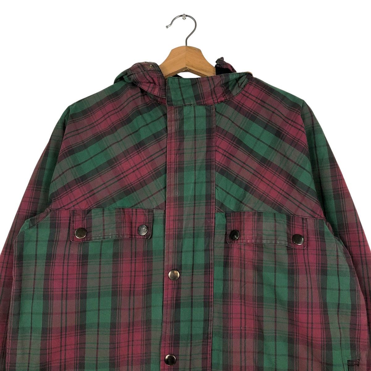 Vintage 🔥VINTAGE WAX JACKET WORKER BRITISH MILLERAIN TARTAN DESIGN Size US M / EU 48-50 / 2 - 3 Thumbnail