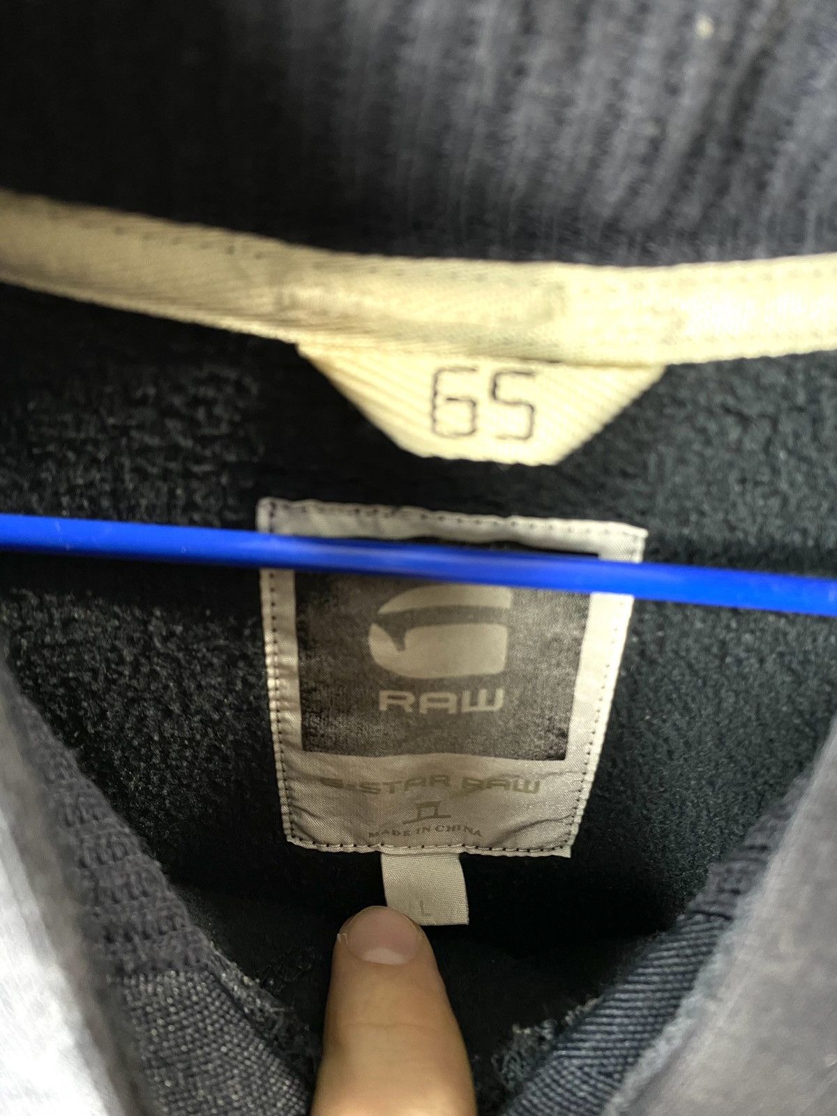 G-Star × Japanese Brand Vintage G Star Raw Hoodie Hype Japan Style Size US L / EU 52-54 / 3 - 7 Thumbnail